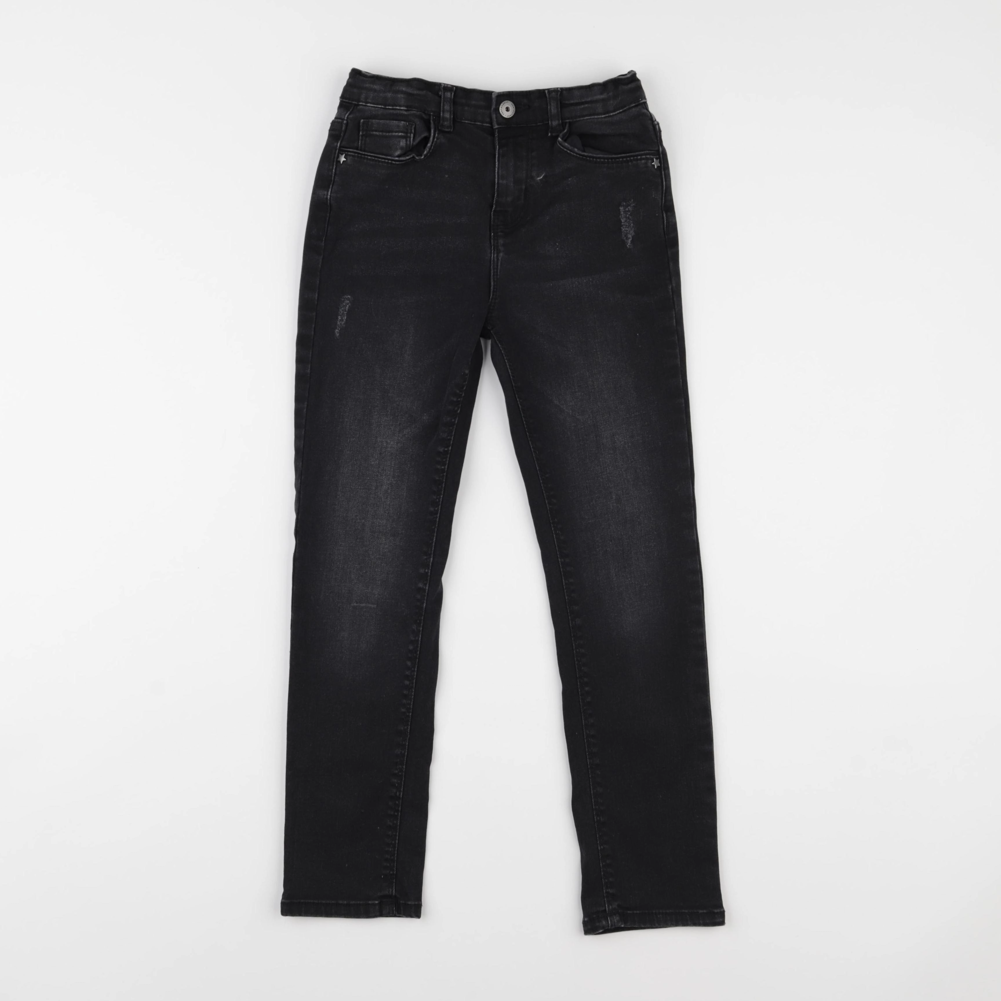 Vertbaudet - jean noir - 8 ans