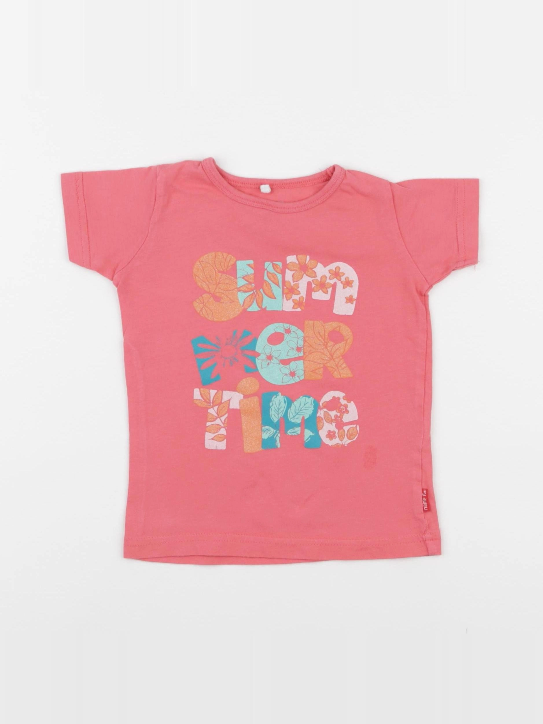 Name it - tee-shirt rose - 9/12 mois