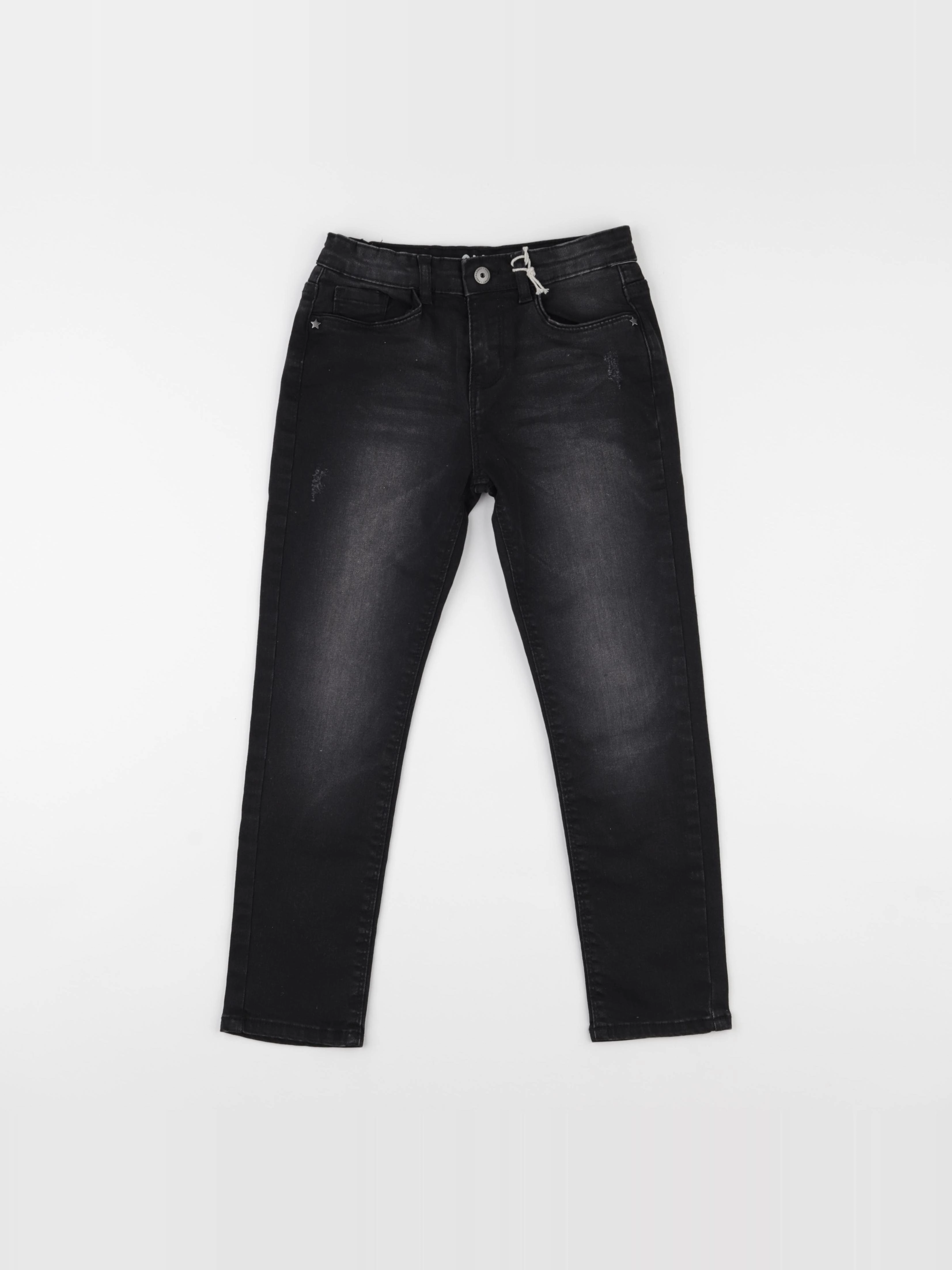 Vertbaudet - jean noir - 7 ans