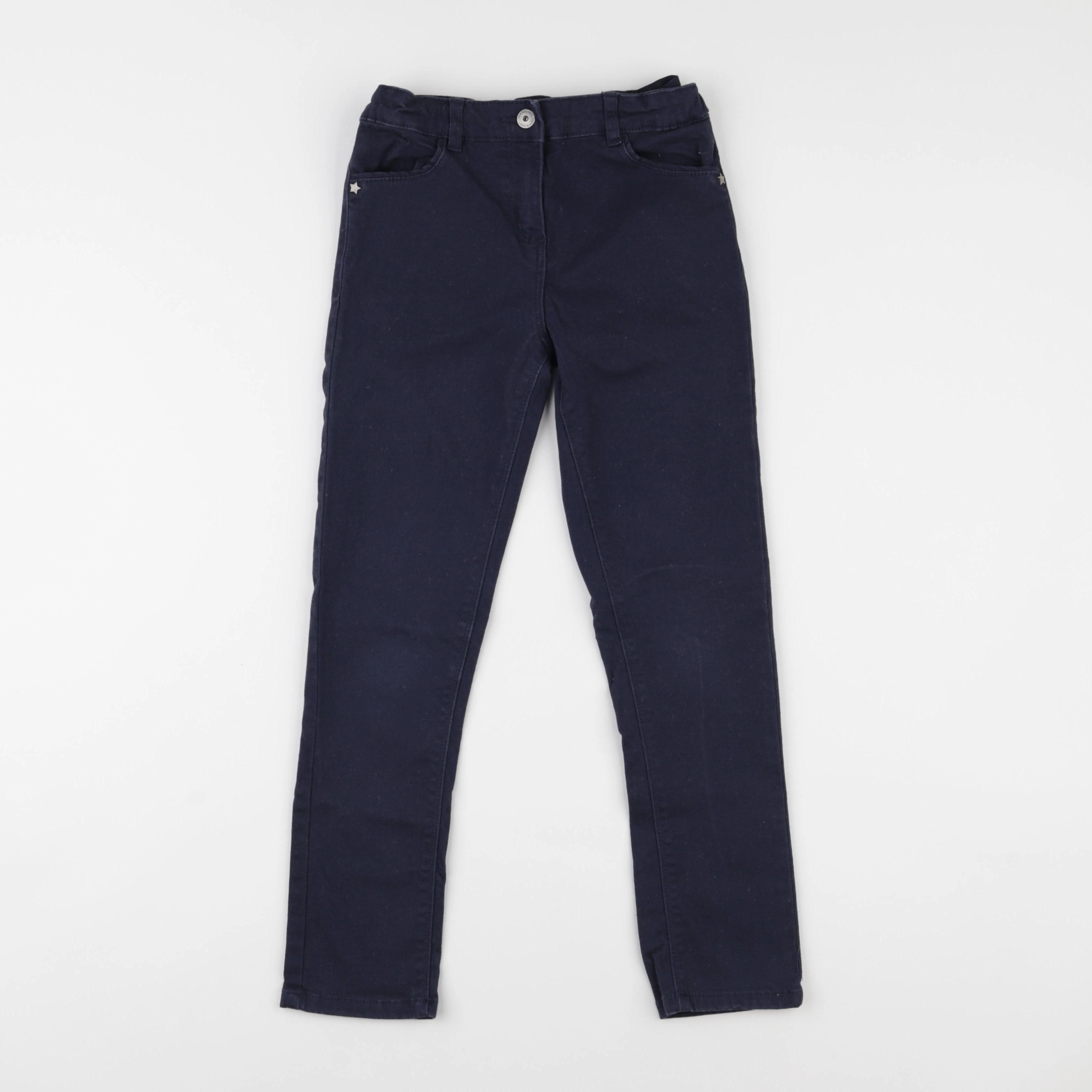 Vertbaudet - pantalon bleu - 8 ans