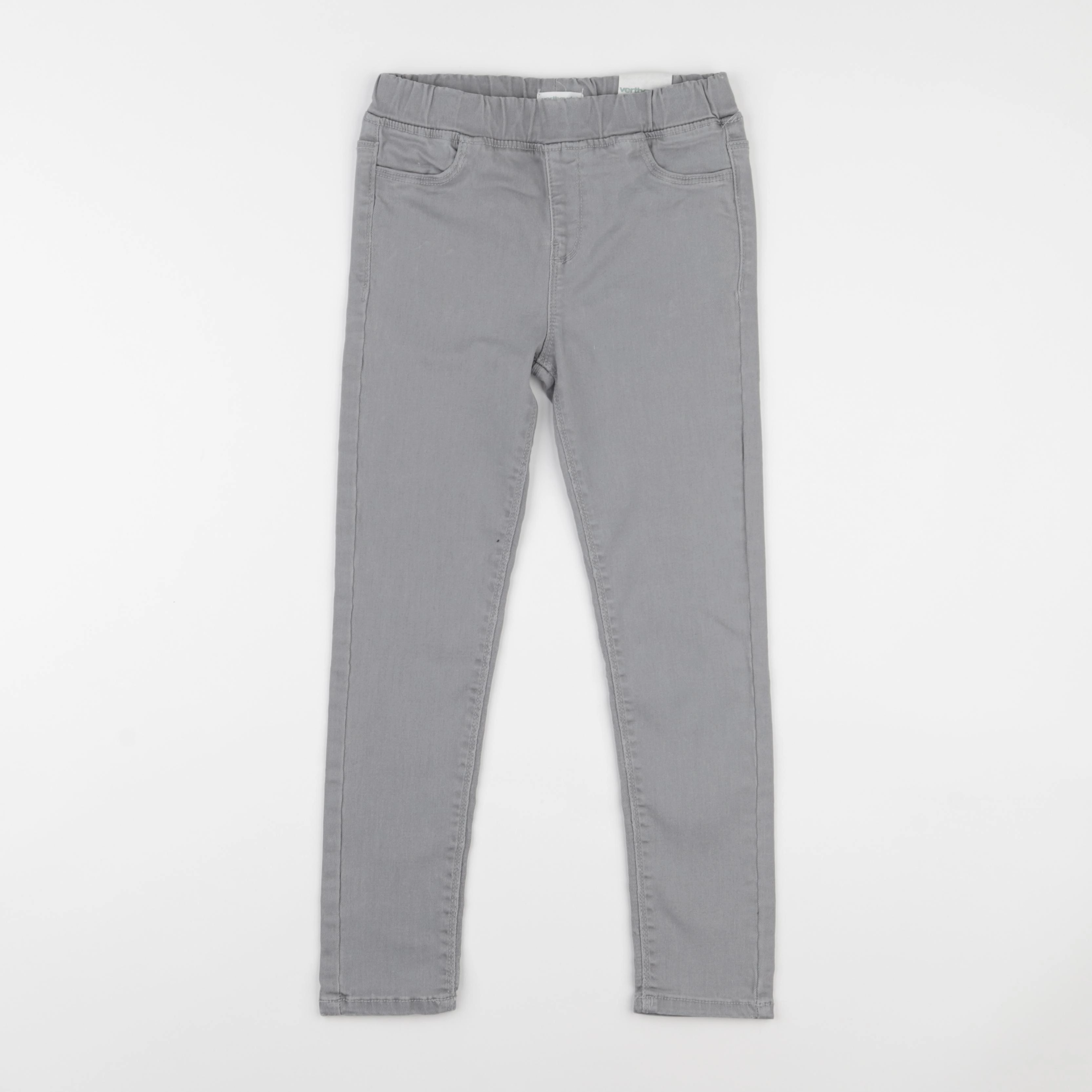 Vertbaudet - jegging gris - 8 ans