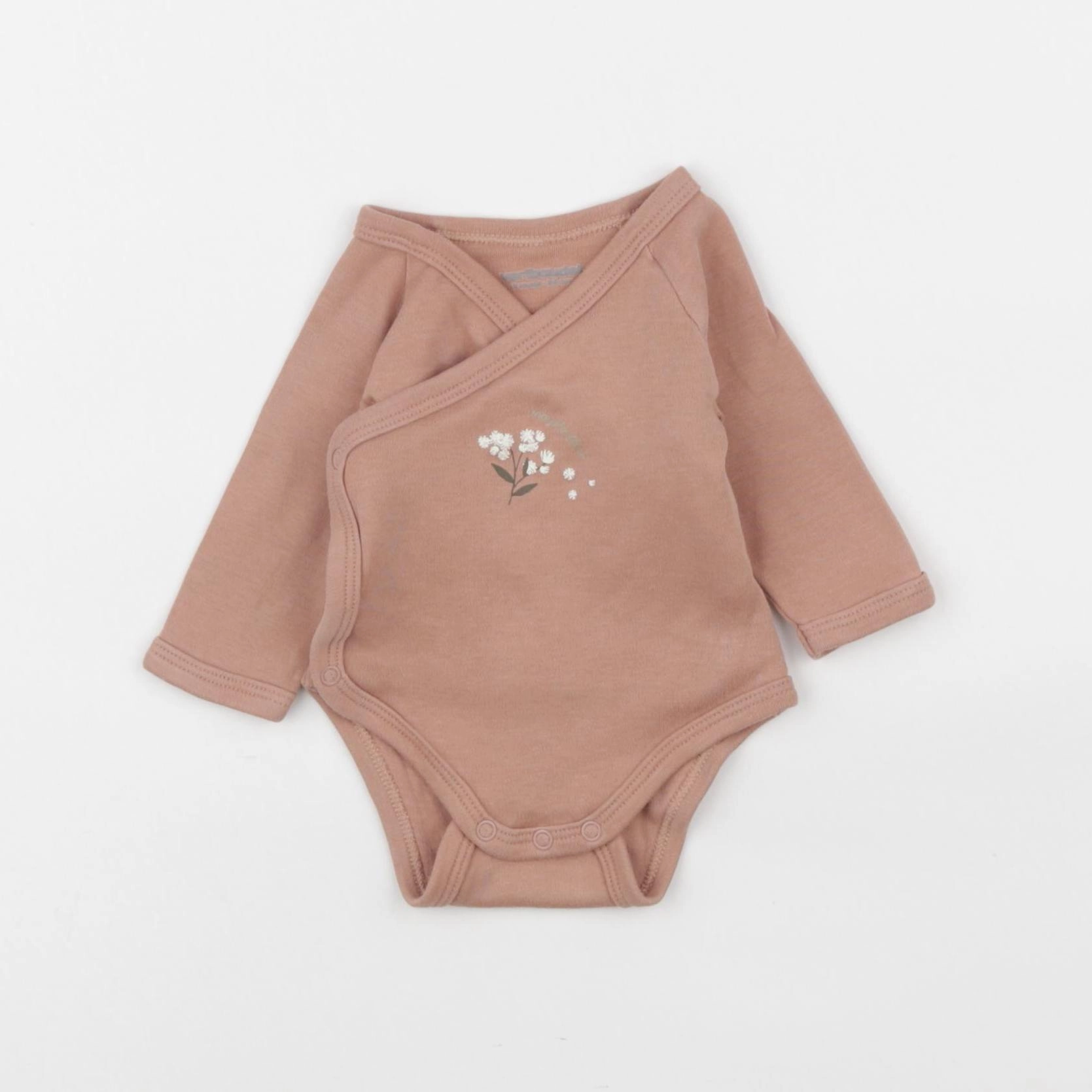Vertbaudet - body rose - 1 mois