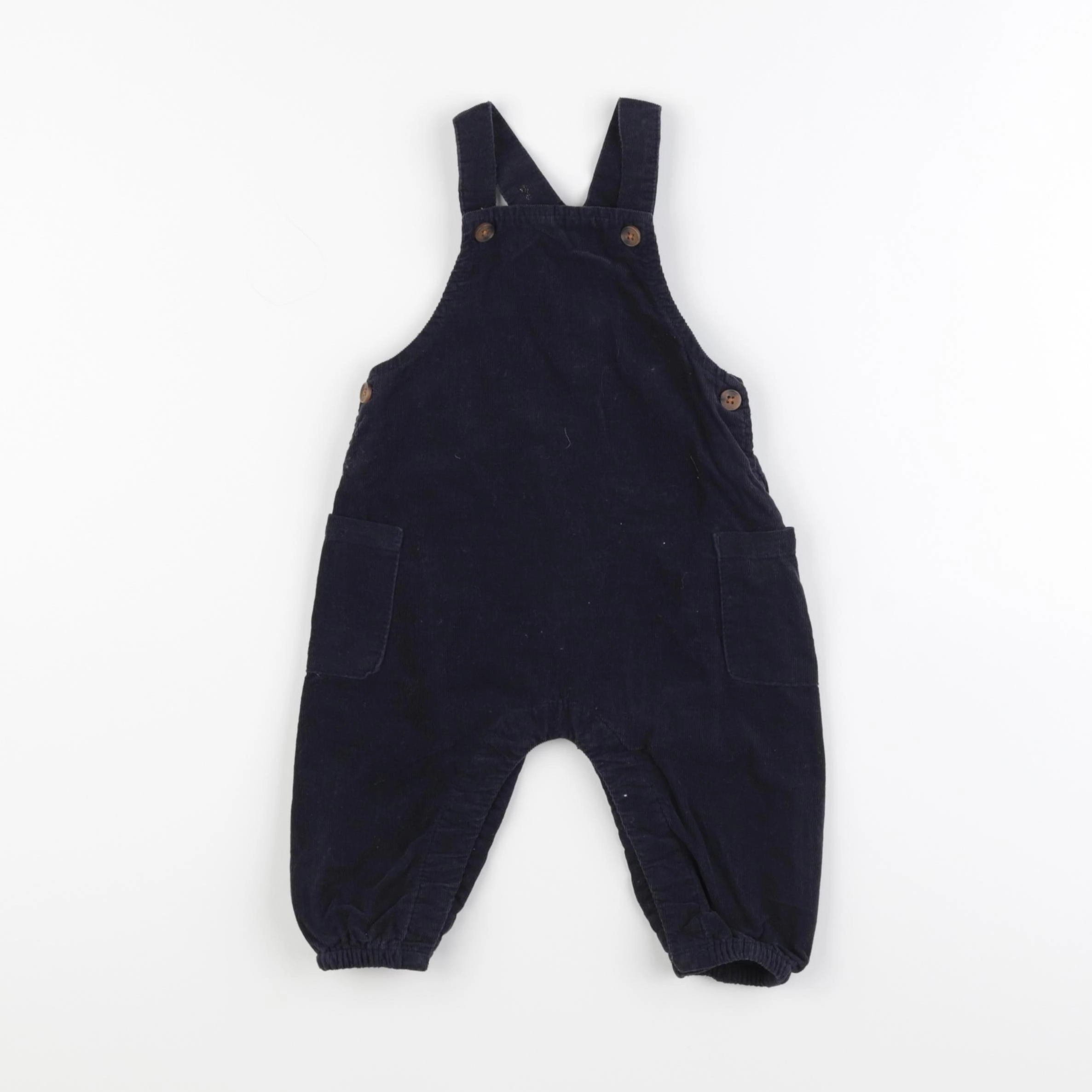 Boutchou - salopette doublé bleu - 6 mois
