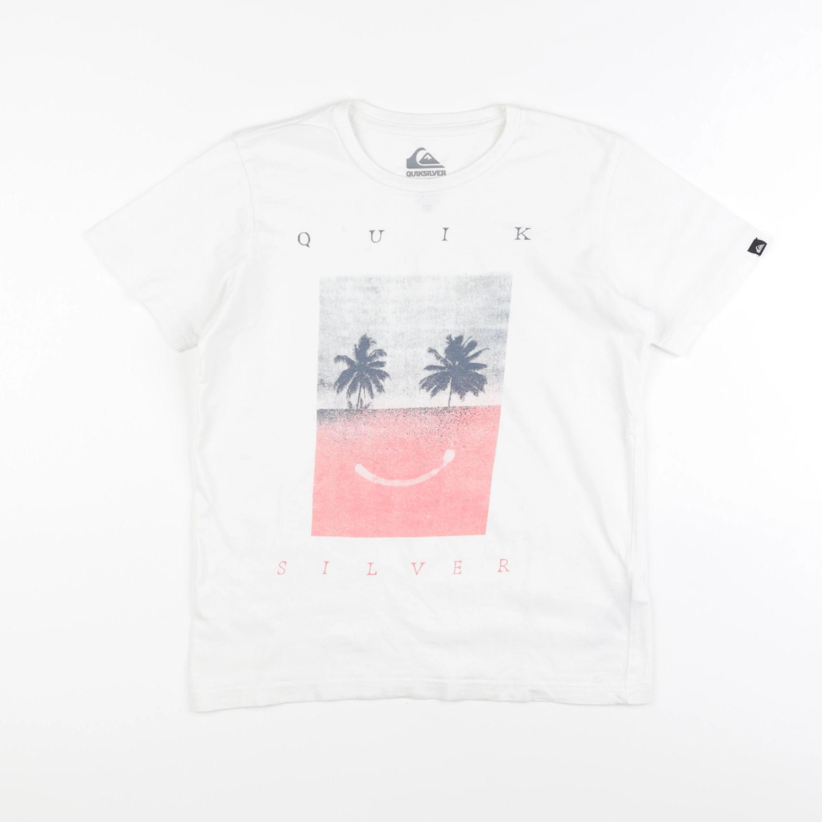 Quiksilver - tee-shirt blanc - 8 ans