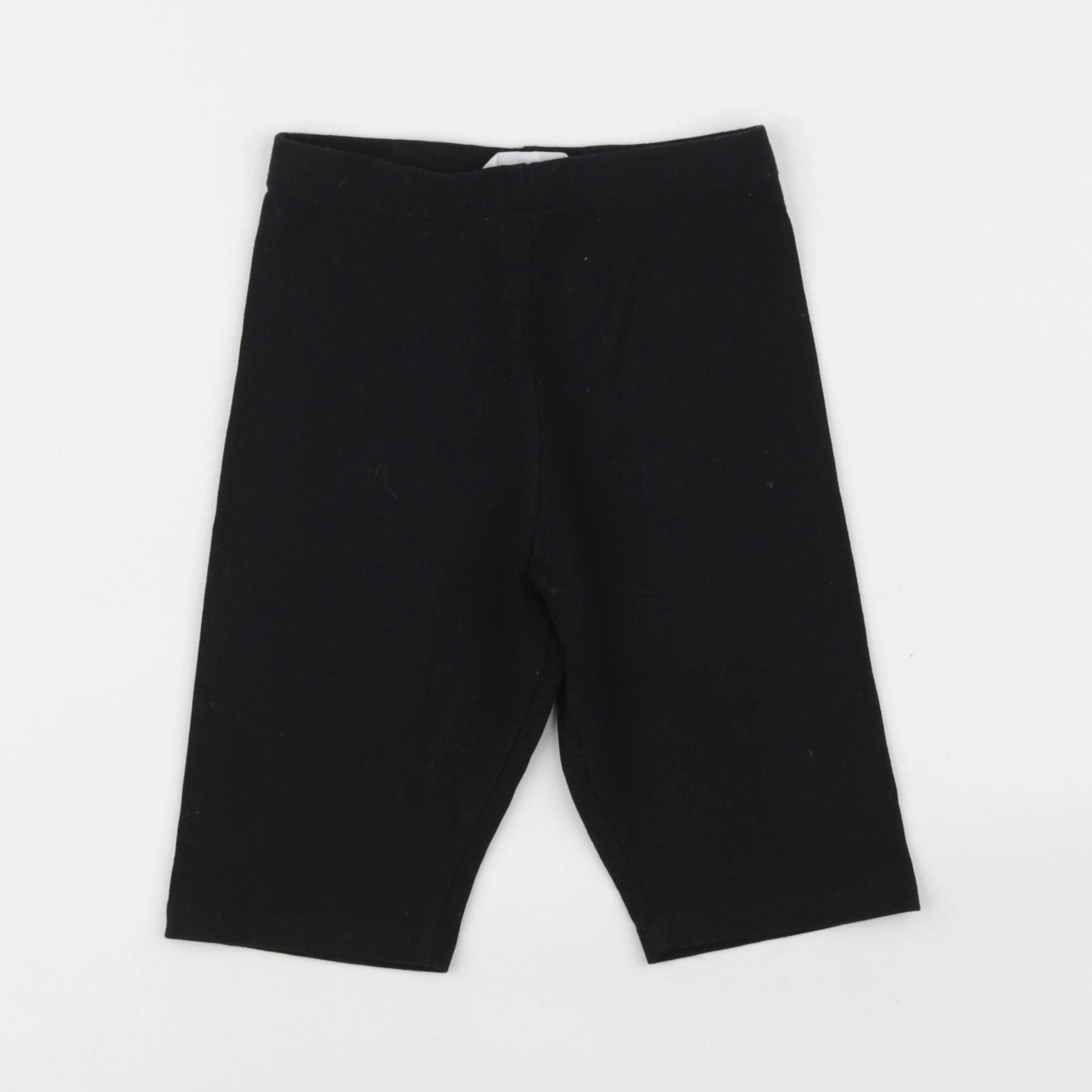 H&M - legging court noir - 8/9 ans