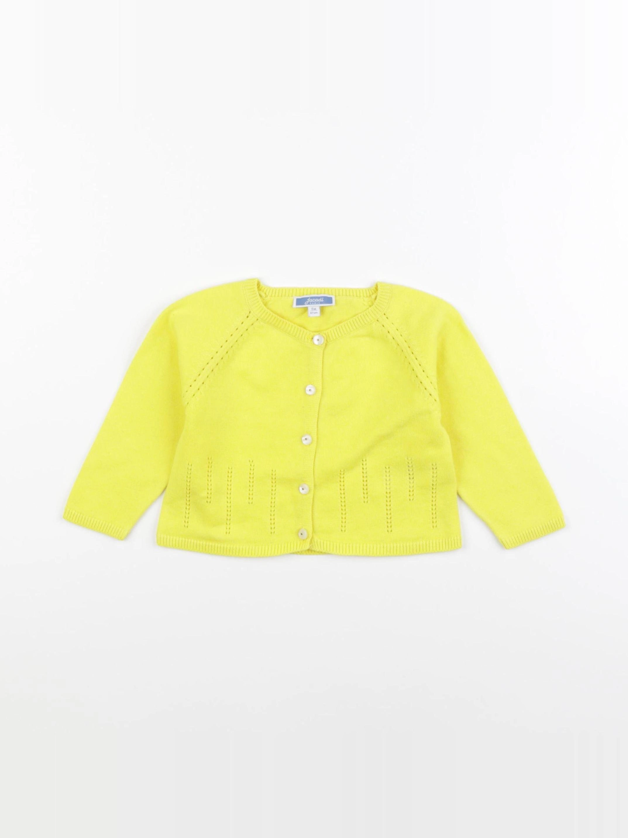 Jacadi - gilet jaune - 6 mois