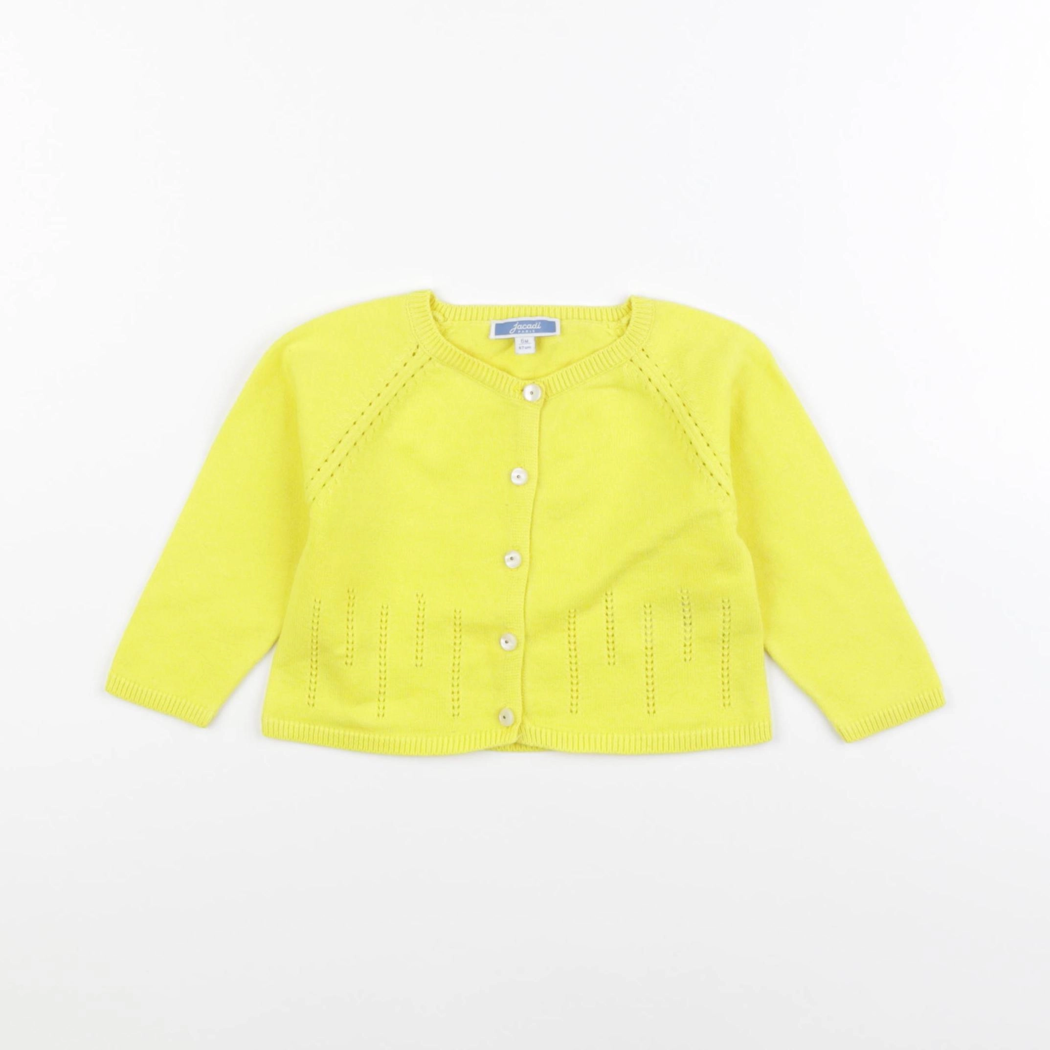 Jacadi - gilet jaune - 6 mois