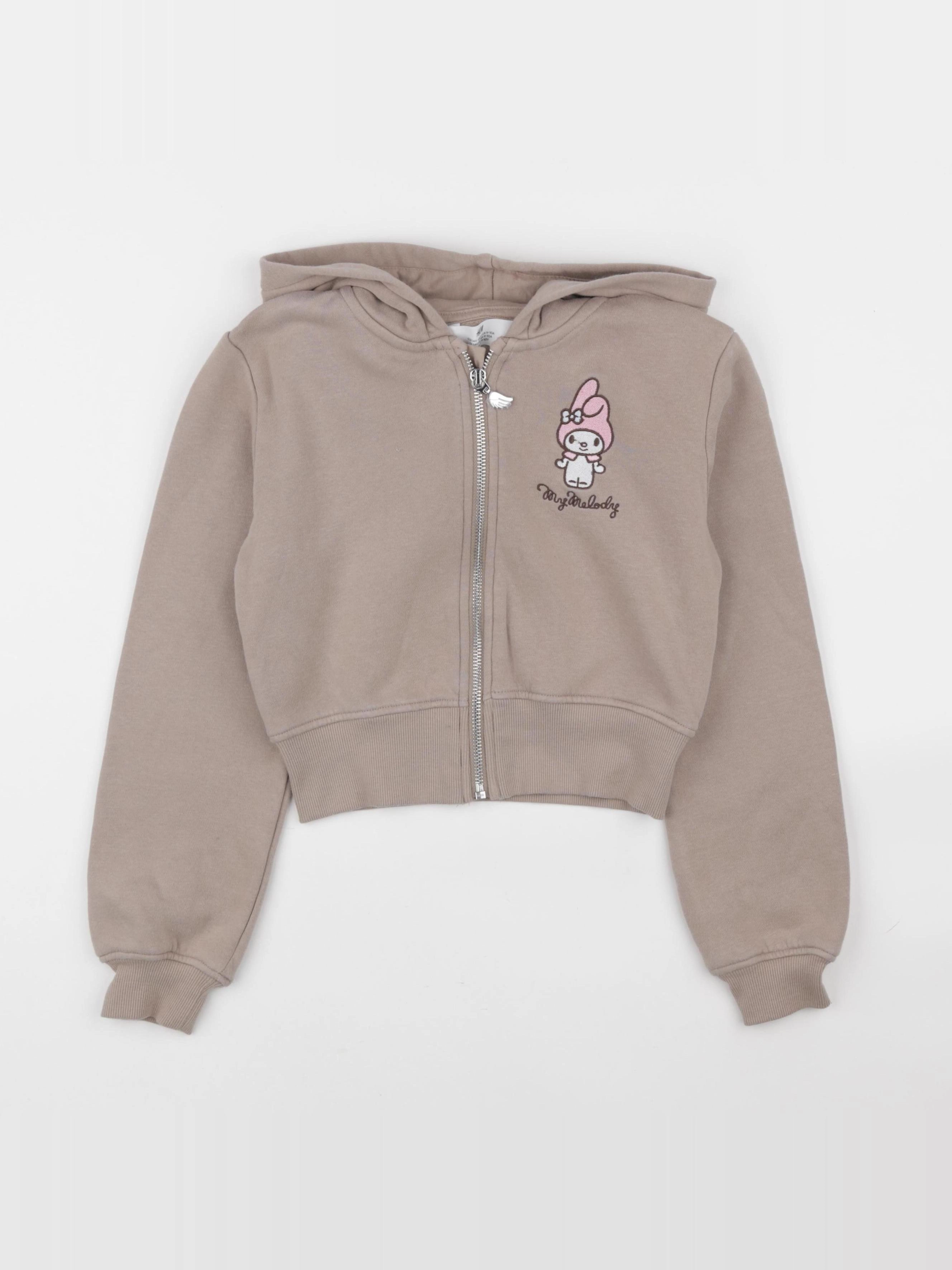 H&M - sweat beige - 9/10 ans