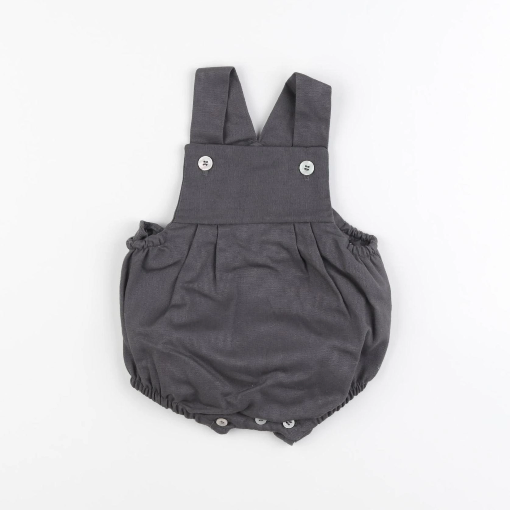 Lola Palacios - salopette gris - 12 mois