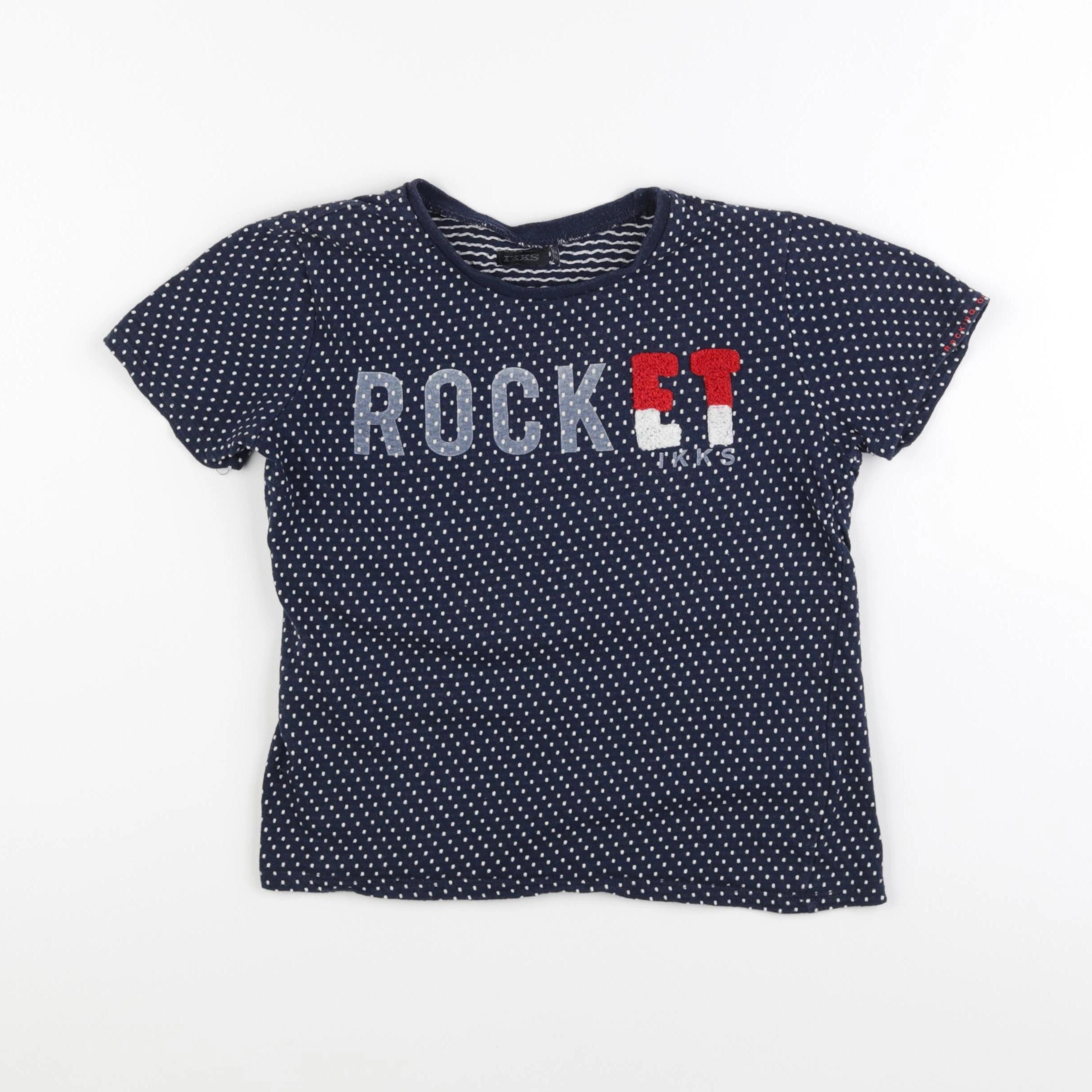 IKKS - tee-shirt bleu - 8 ans