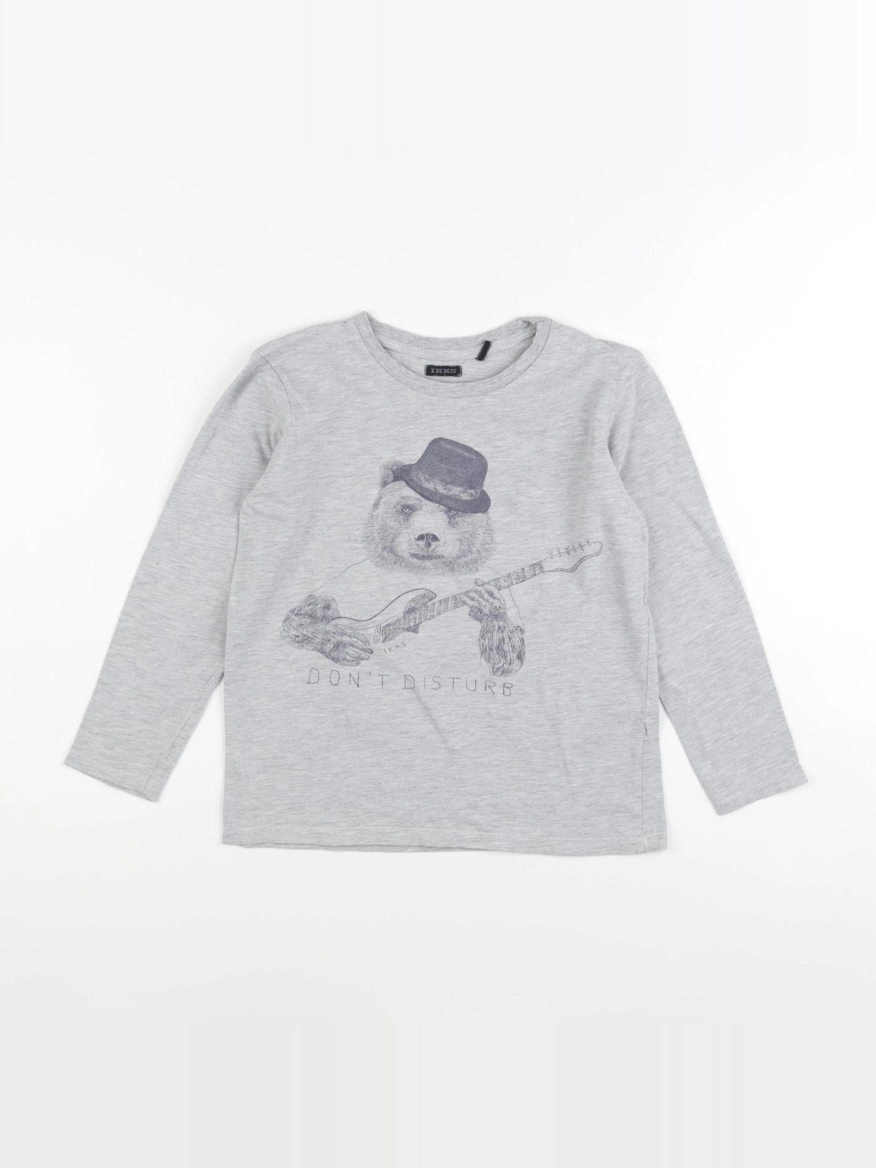 IKKS - tee-shirt gris - 10 ans