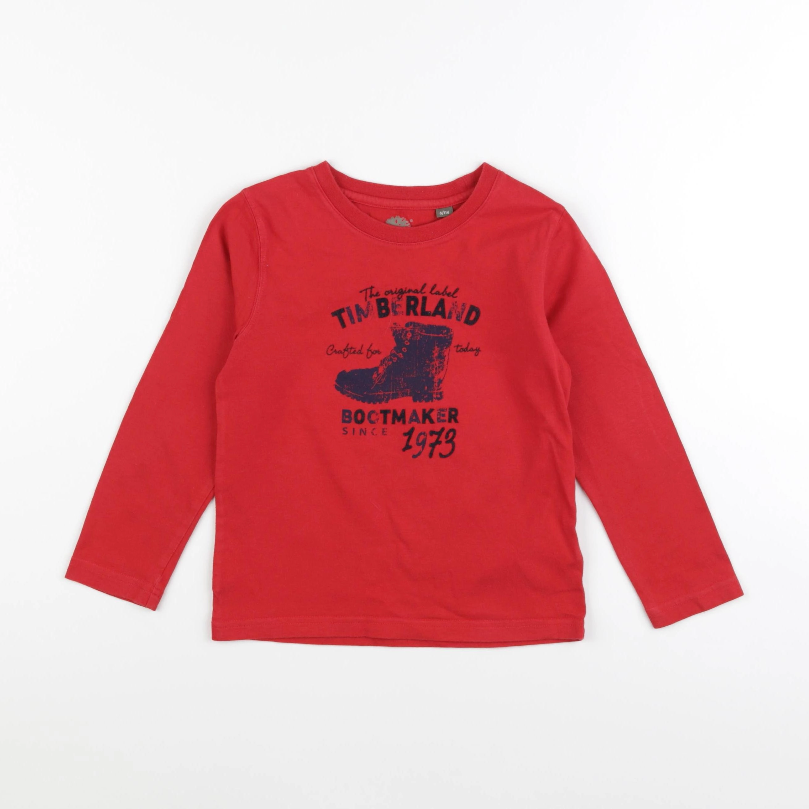 Timberland - tee-shirt rouge - 6 ans