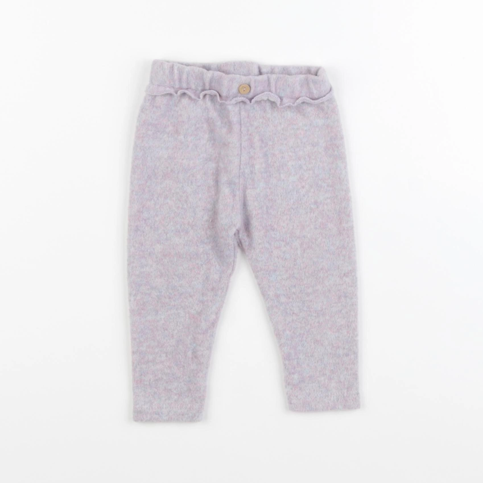 Zara - legging violet - 6/9 mois