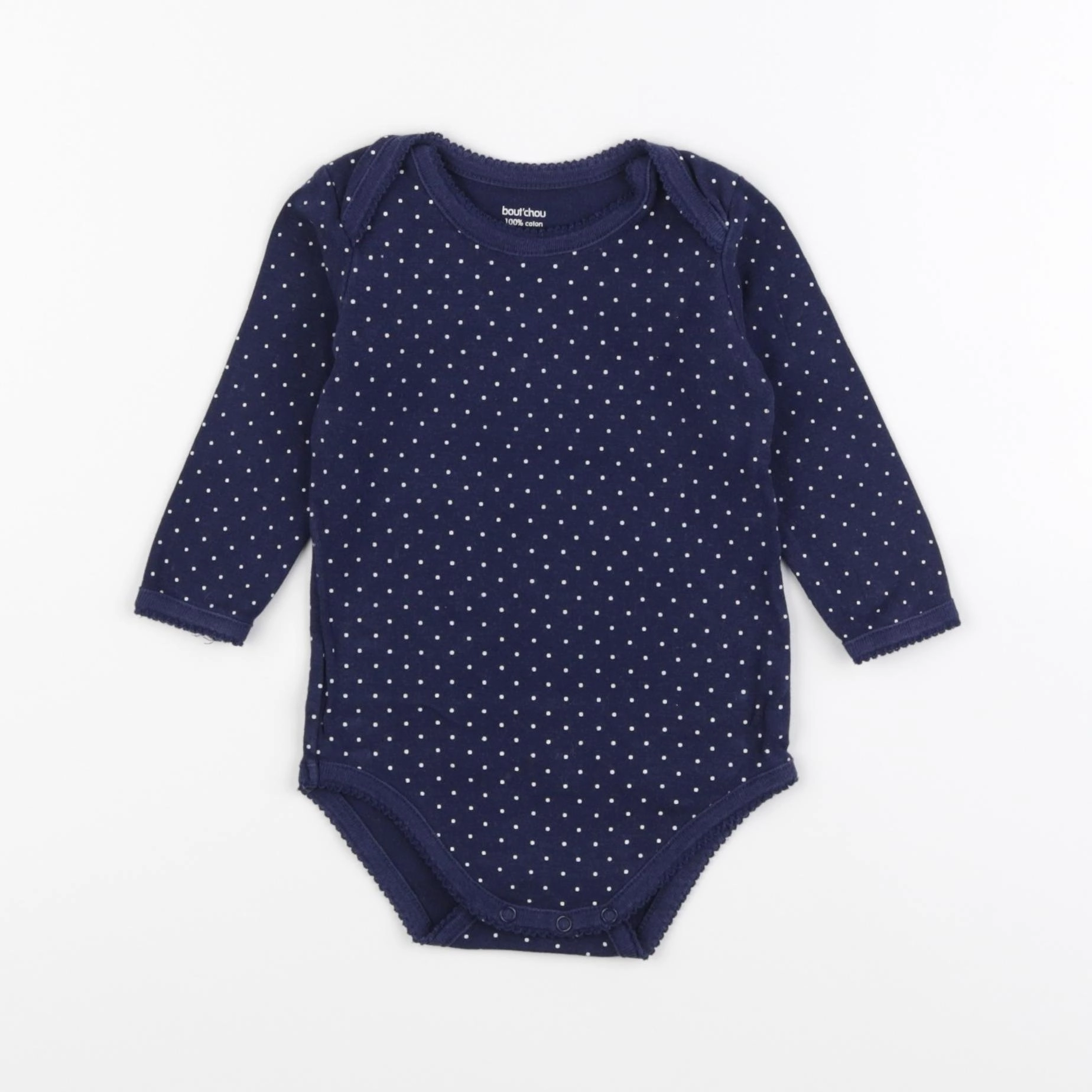 Boutchou - body bleu - 12 mois