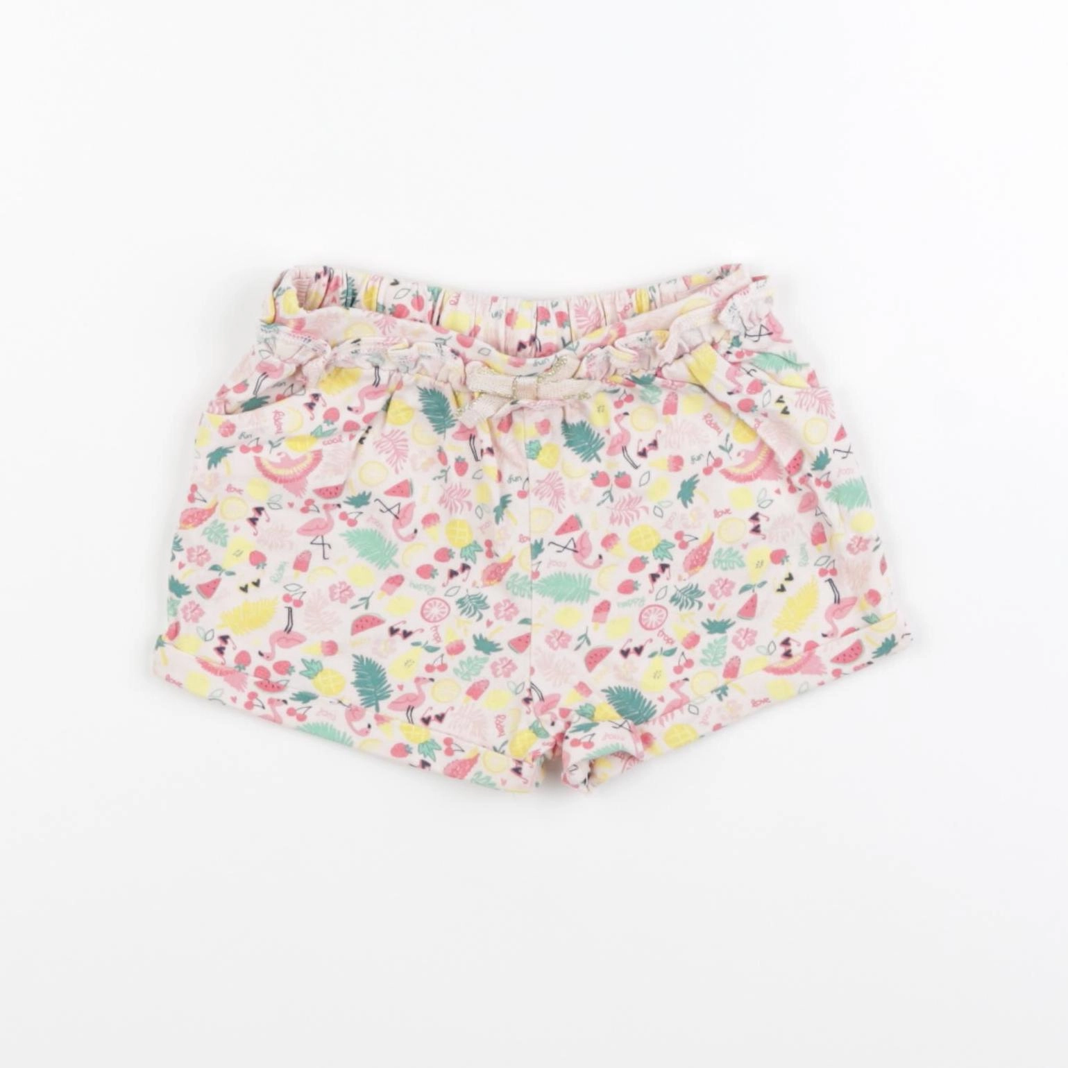 Tape à l'oeil - short multicolore - 12 mois