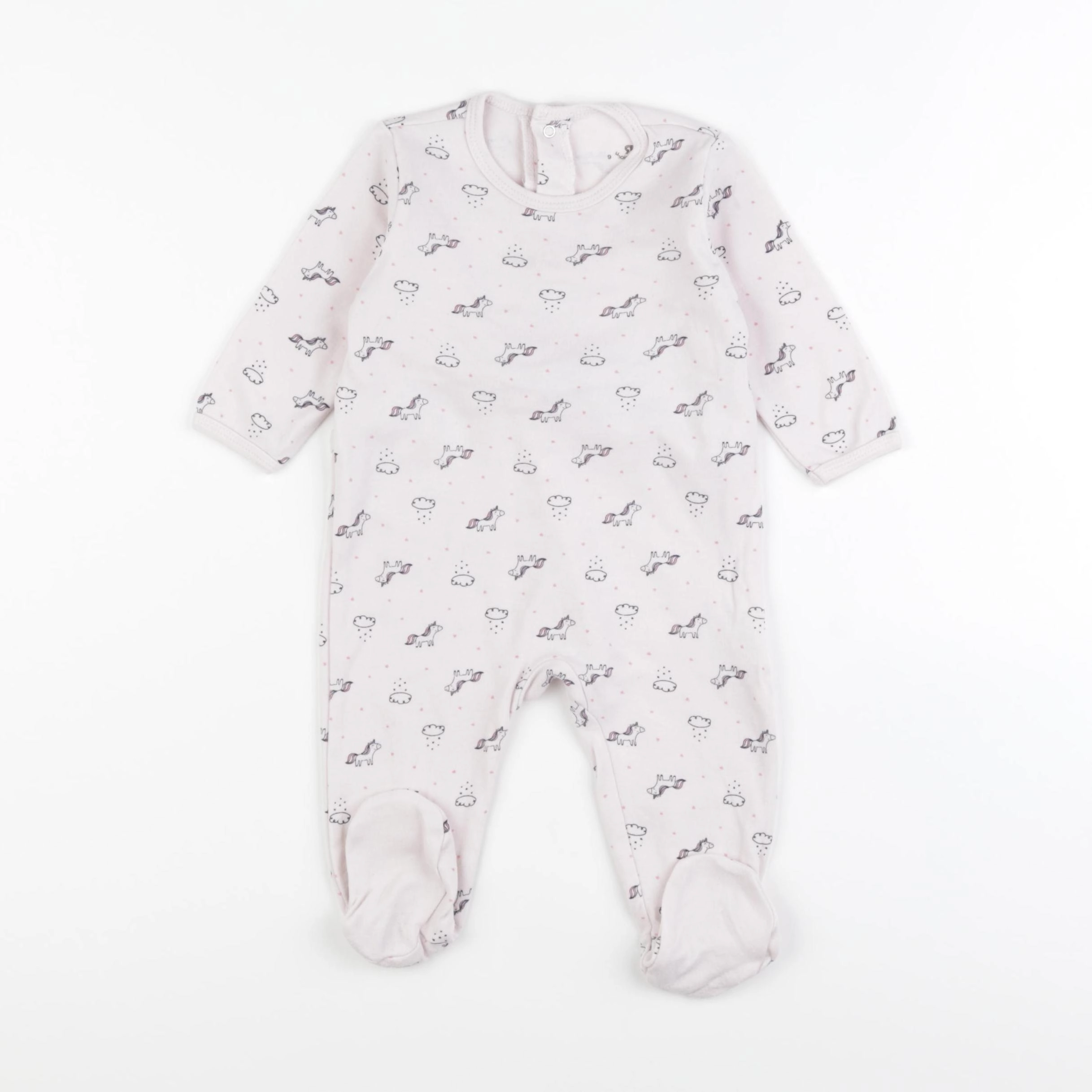 La Redoute - pyjama coton rose - 9 mois