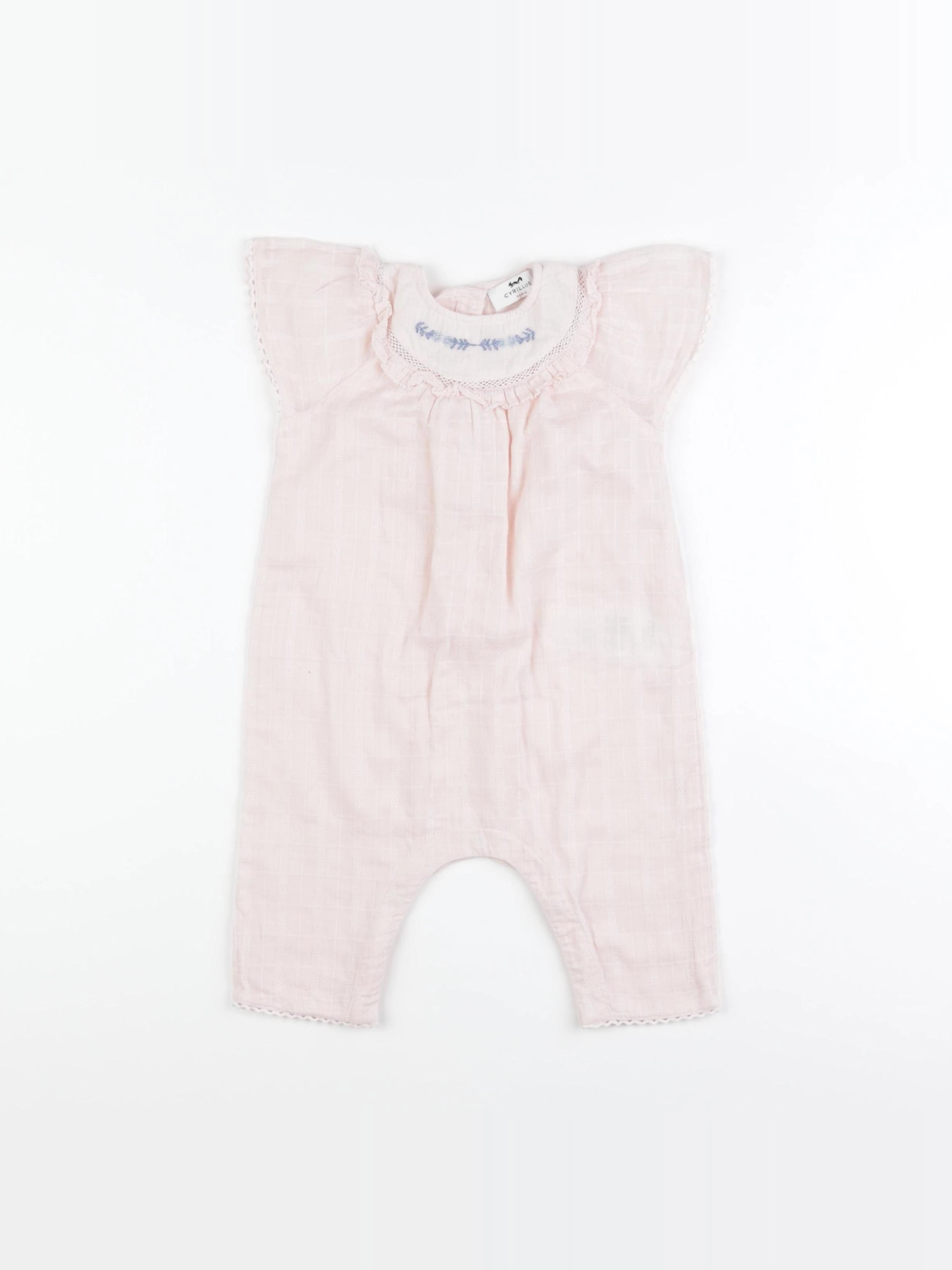 Cyrillus - combinaison rose - 9 mois