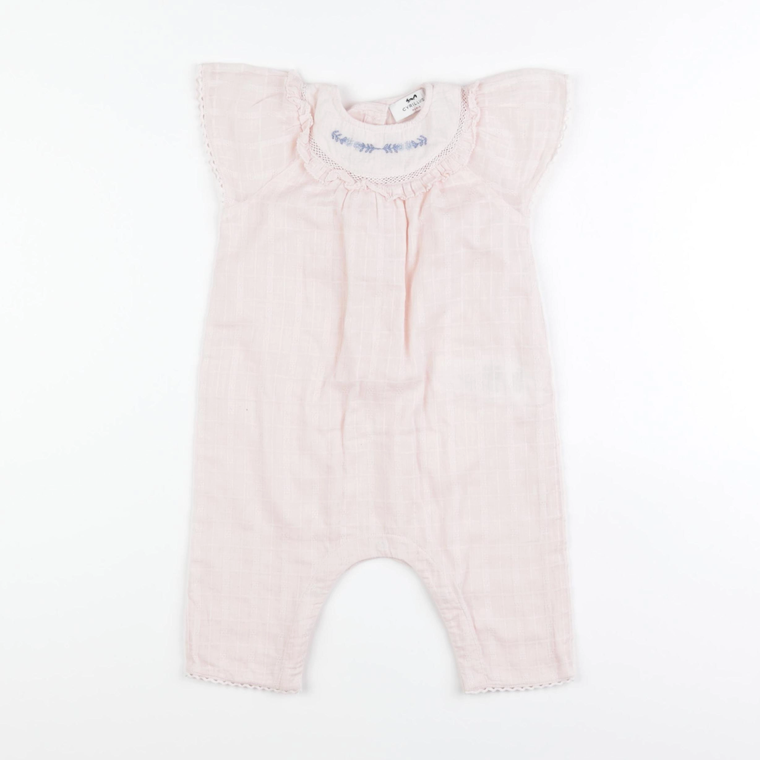 Cyrillus - combinaison rose - 9 mois