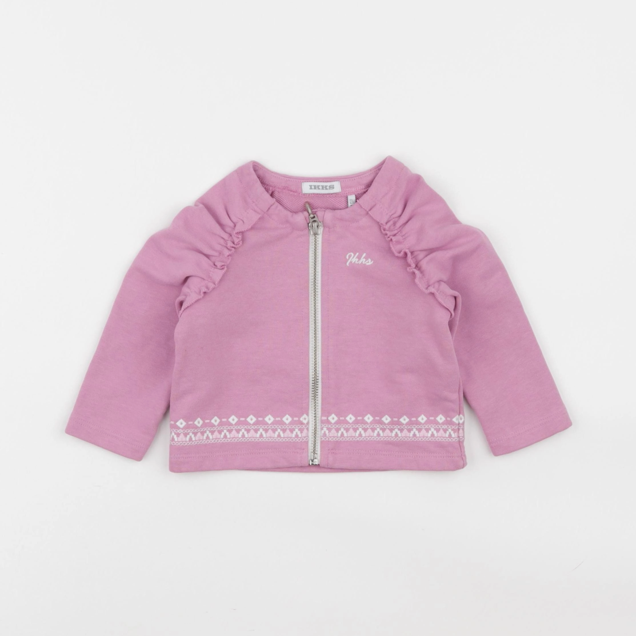 IKKS - sweat rose - 12 mois