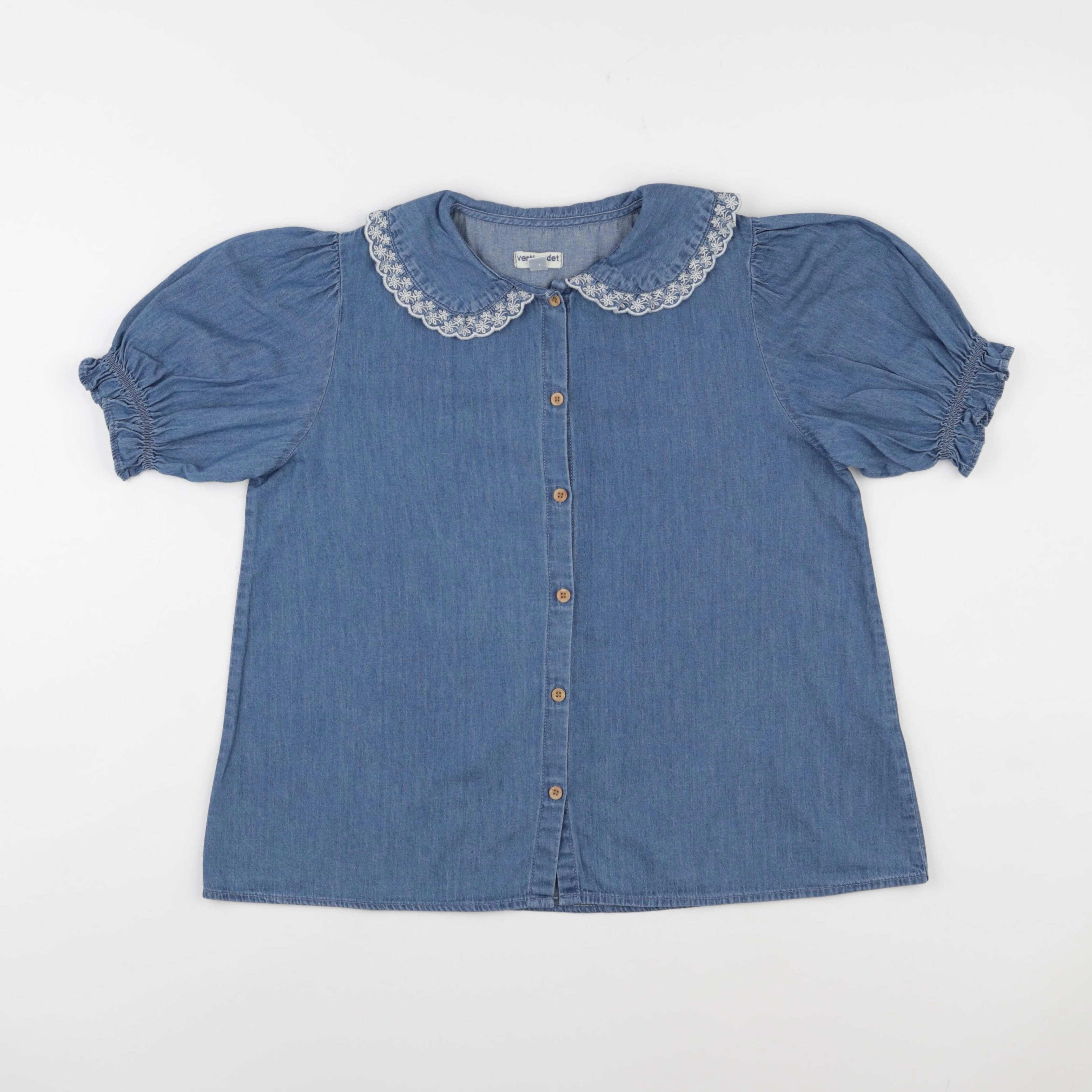 Vertbaudet - blouse bleu - 14 ans