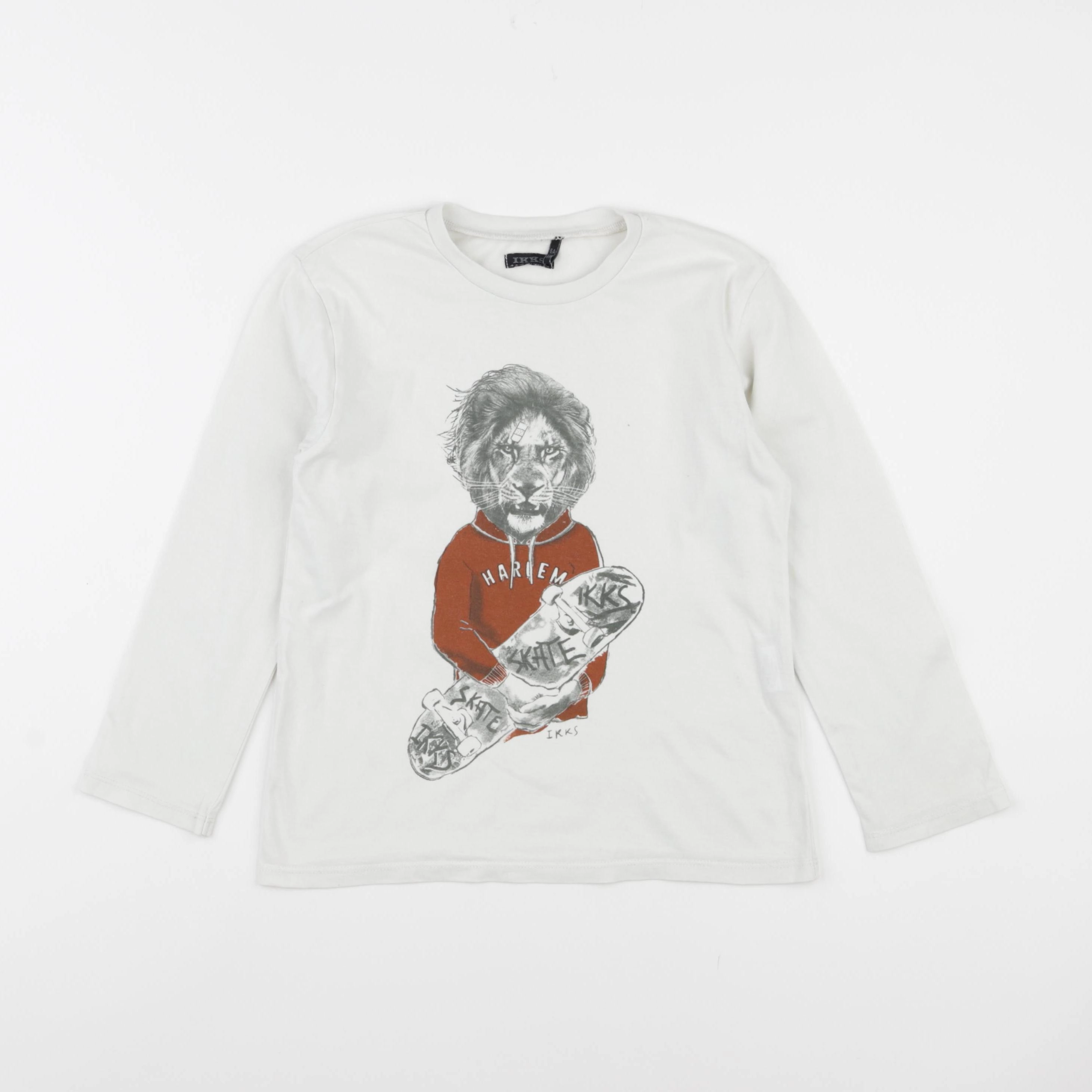 IKKS - tee-shirt blanc - 6 ans