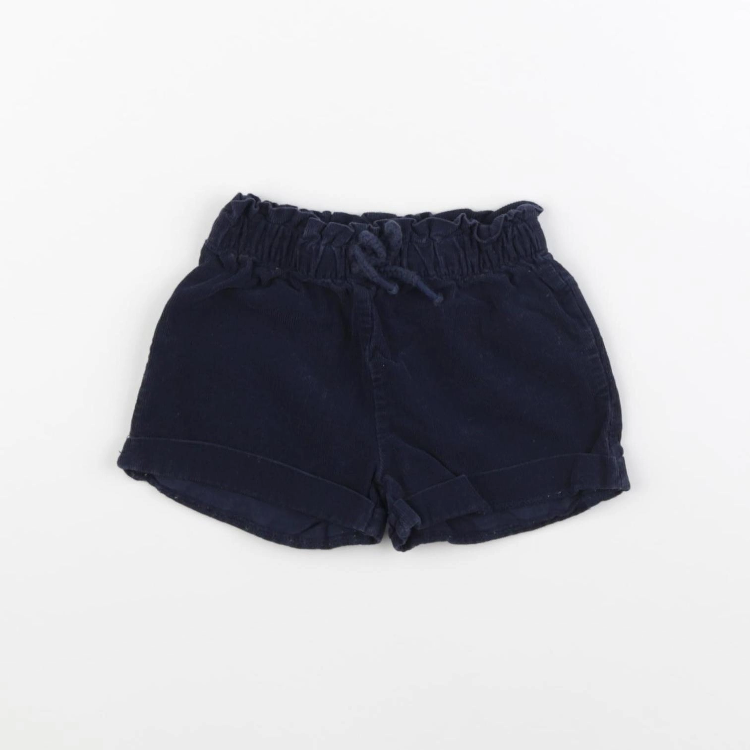 Vertbaudet - short bleu - 9 mois