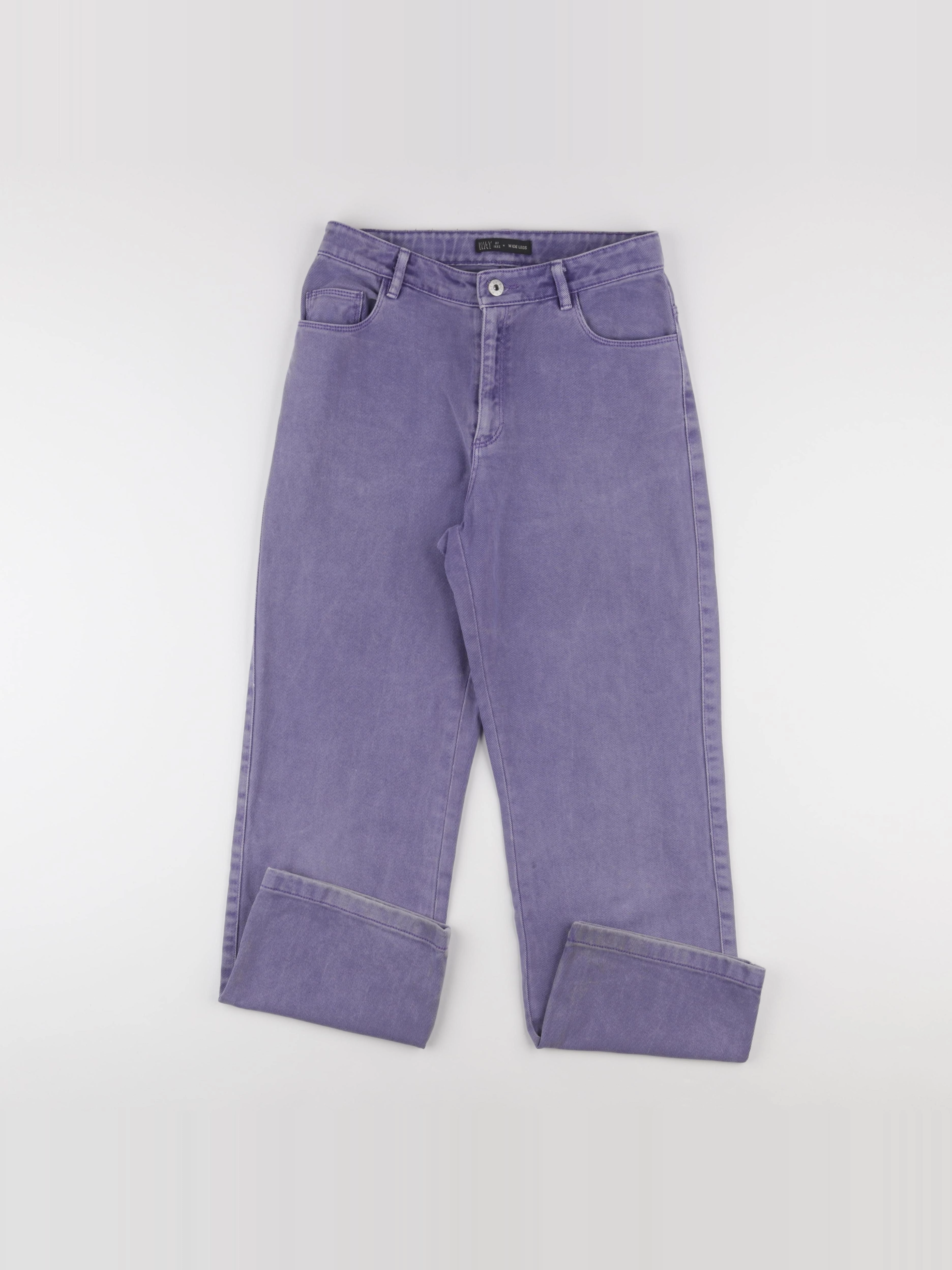 IKKS - jean violet - 14 ans