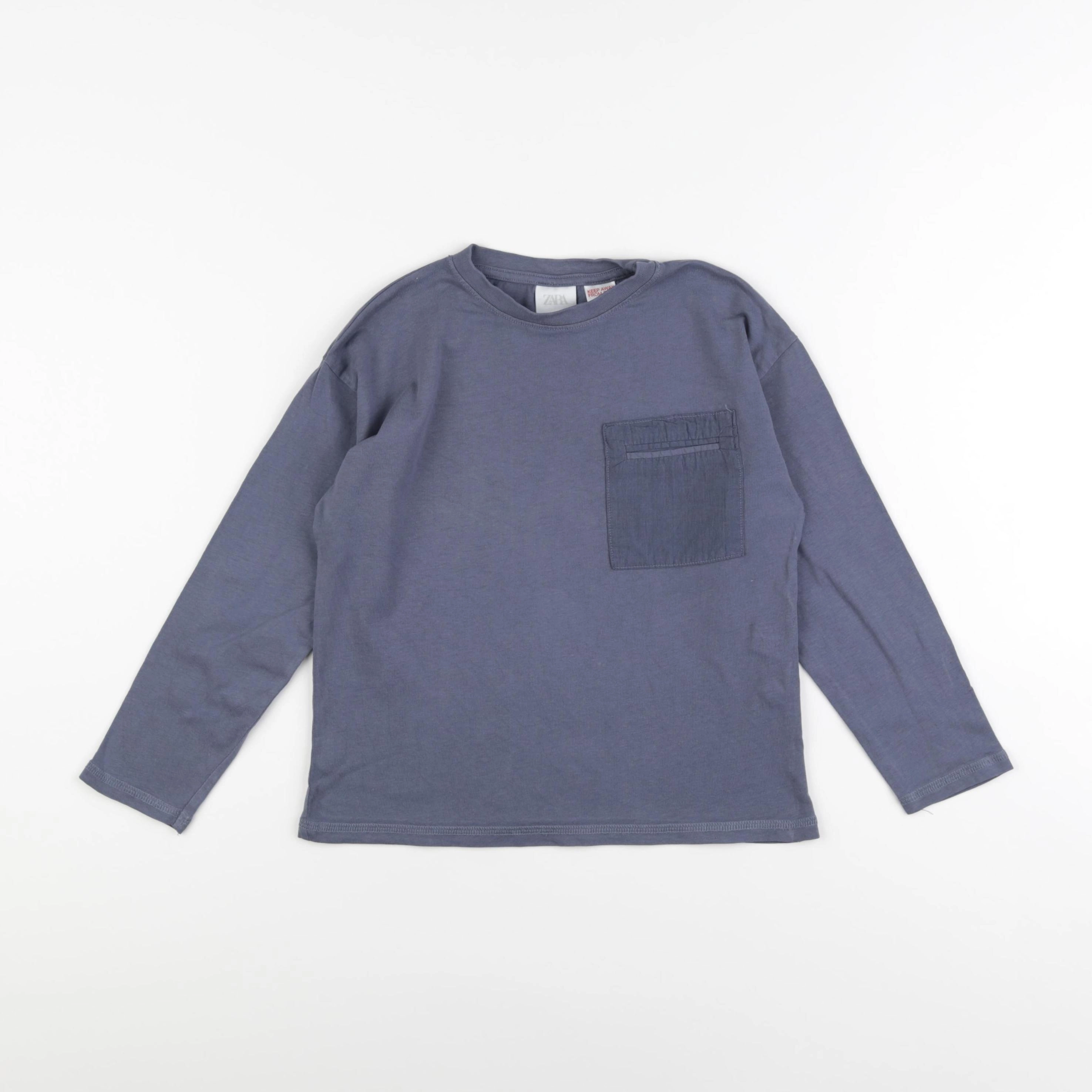 Zara - tee-shirt bleu - 4/5 ans