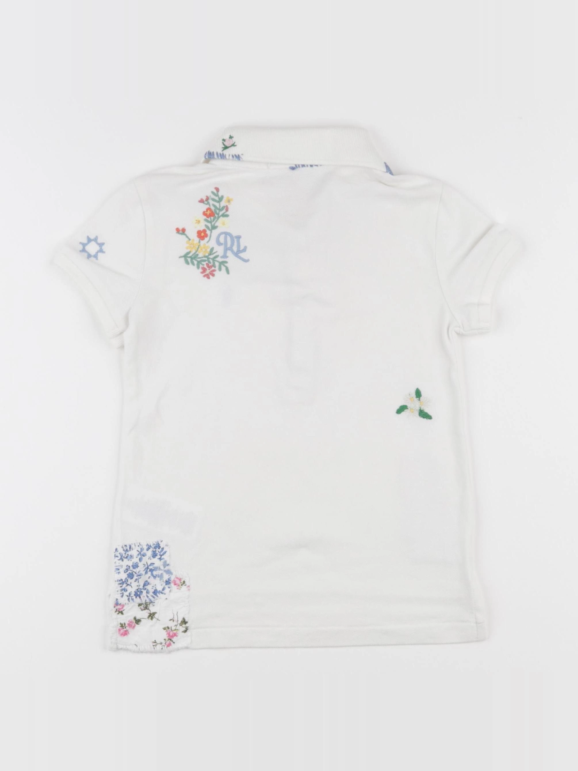 Ralph Lauren - polo imprimé au dos blanc - 6 ans