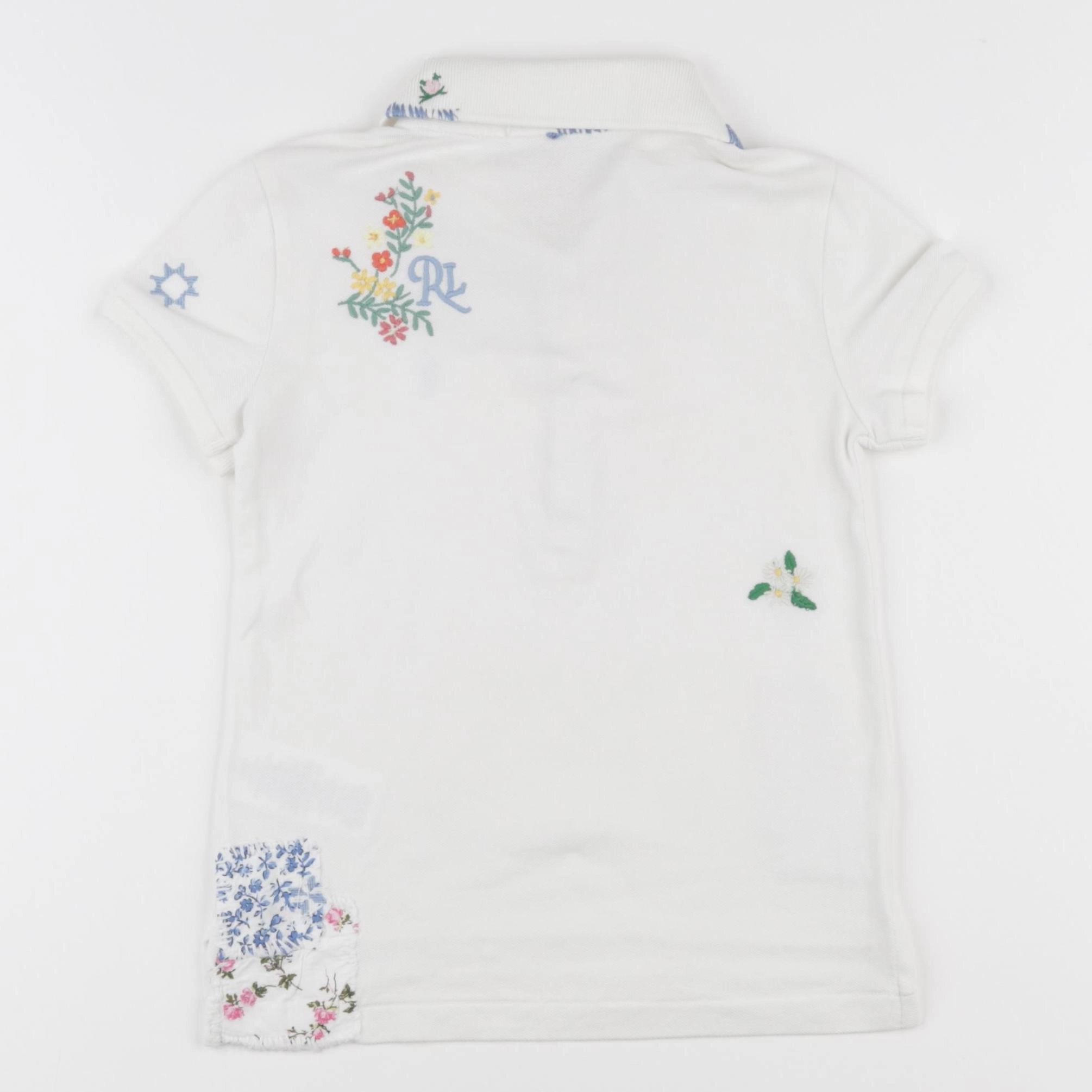 Ralph Lauren - polo imprimé au dos blanc - 6 ans
