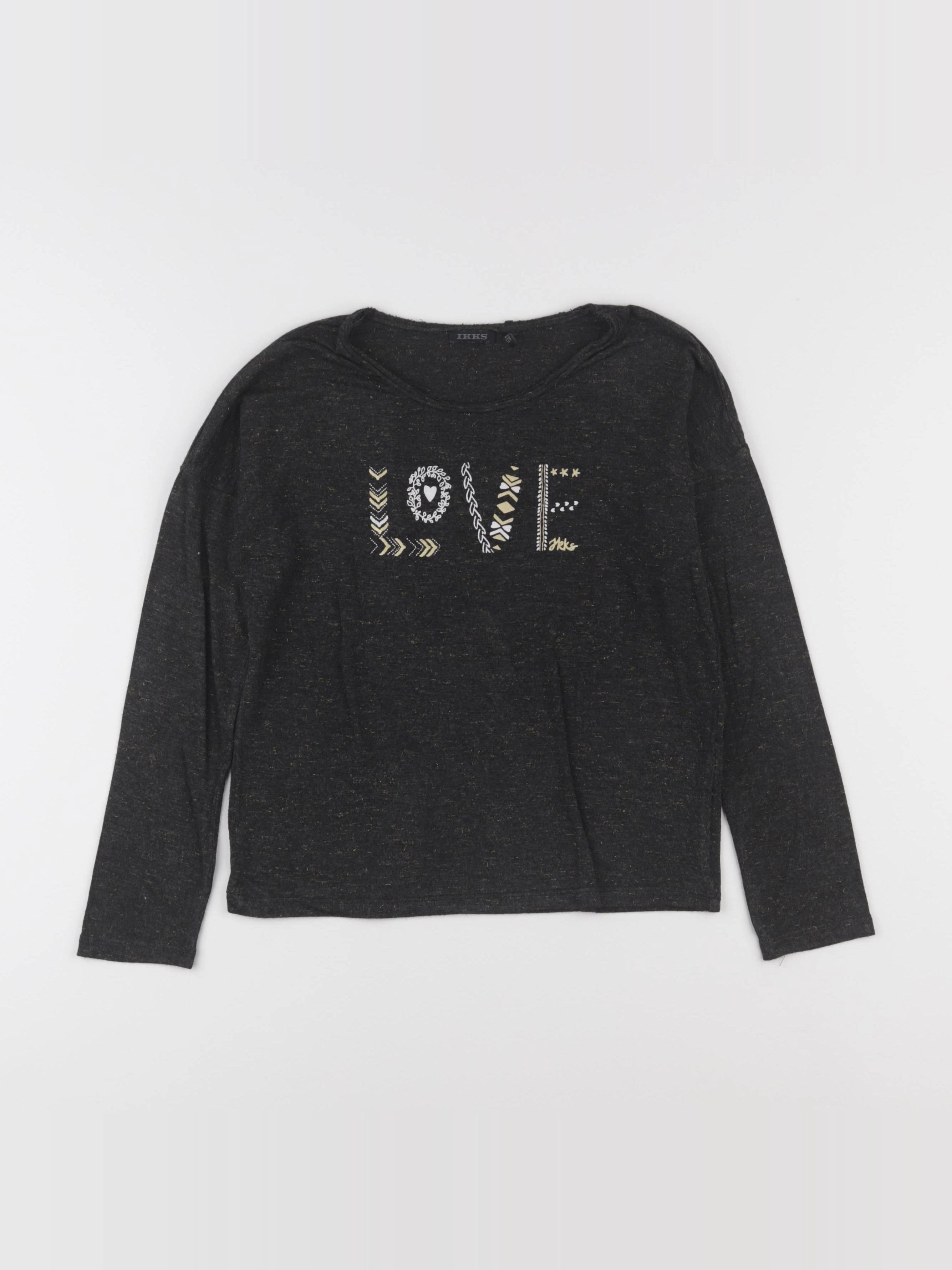 IKKS - tee-shirt gris - 8 ans