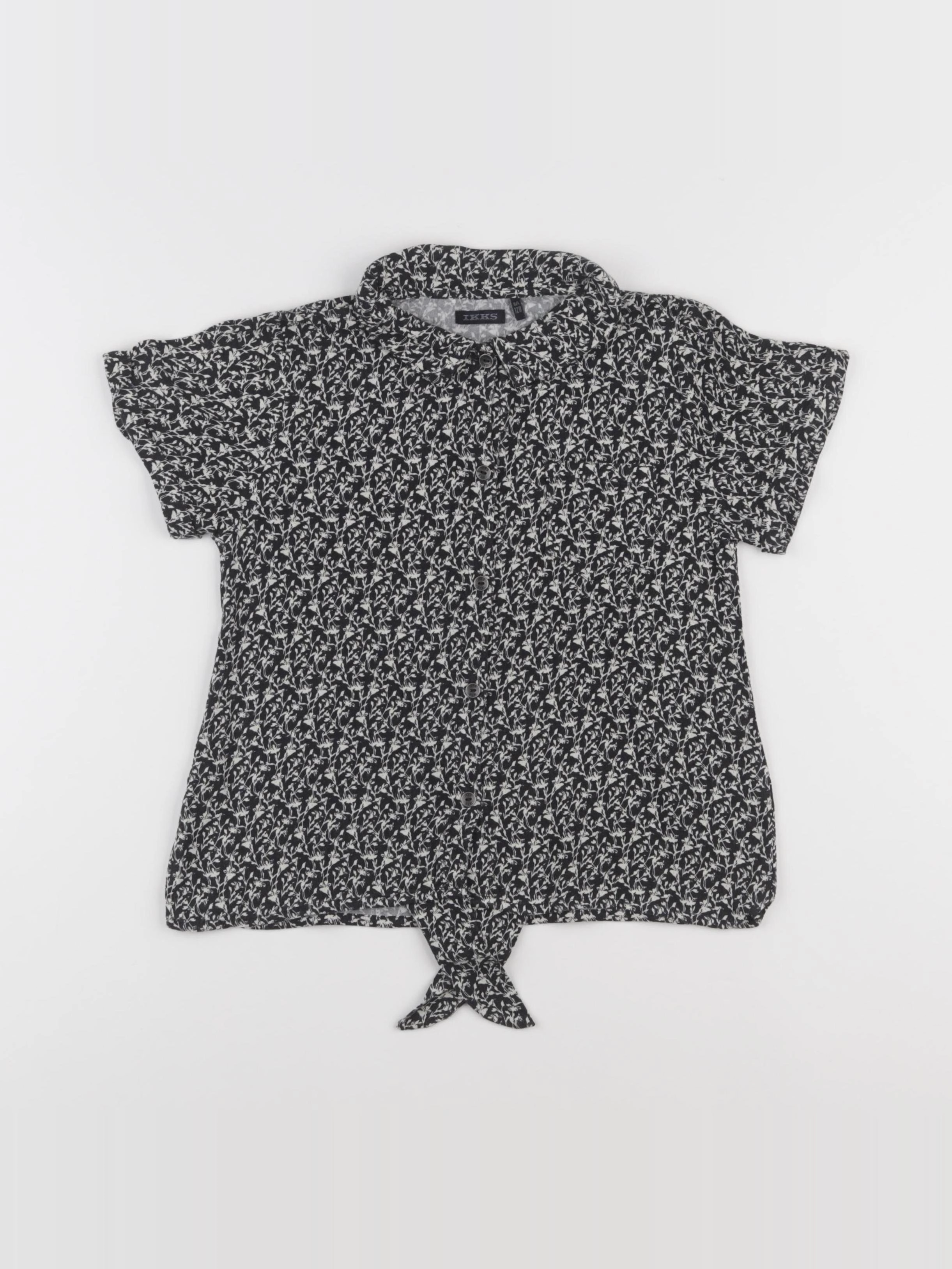 IKKS - blouse noir - 8 ans