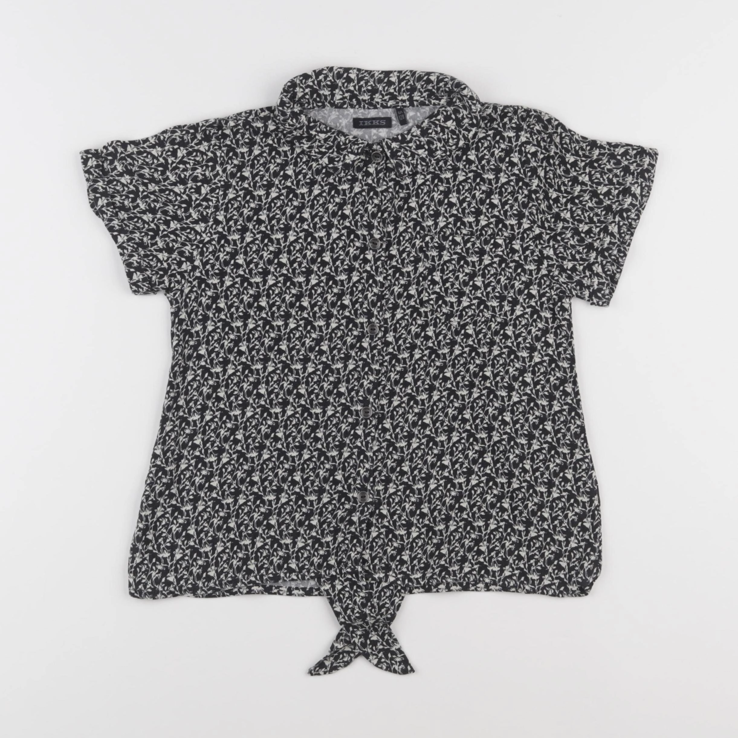 IKKS - blouse noir - 8 ans