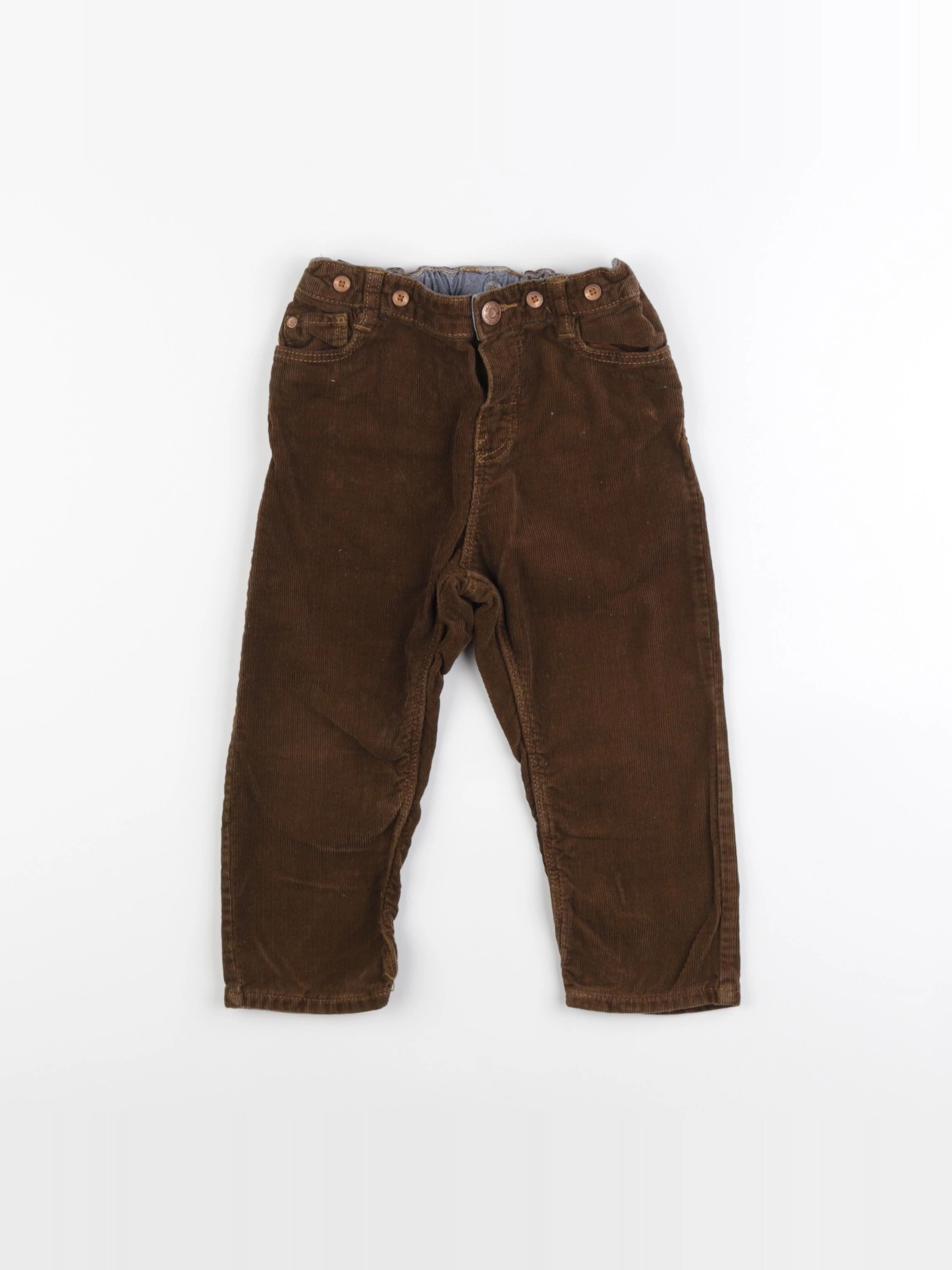 H&M - pantalon marron - 18/24 mois