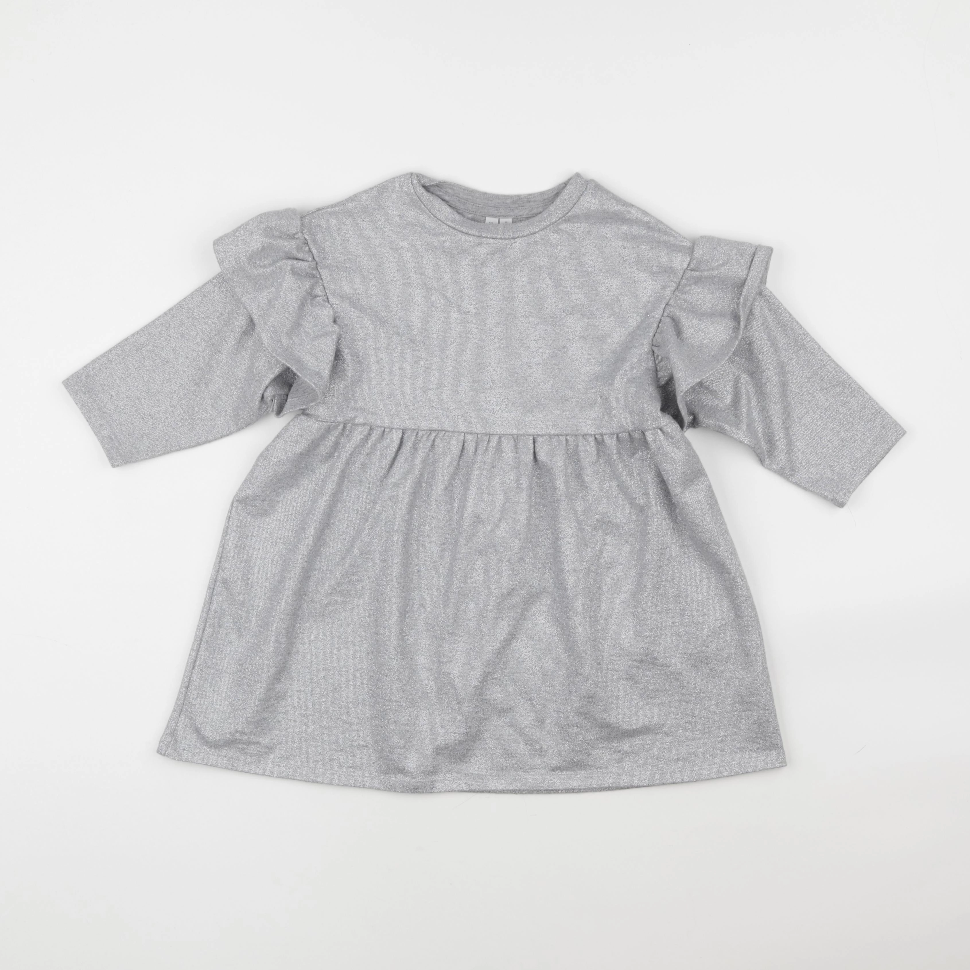 Arket - robe argent - 2/4 ans