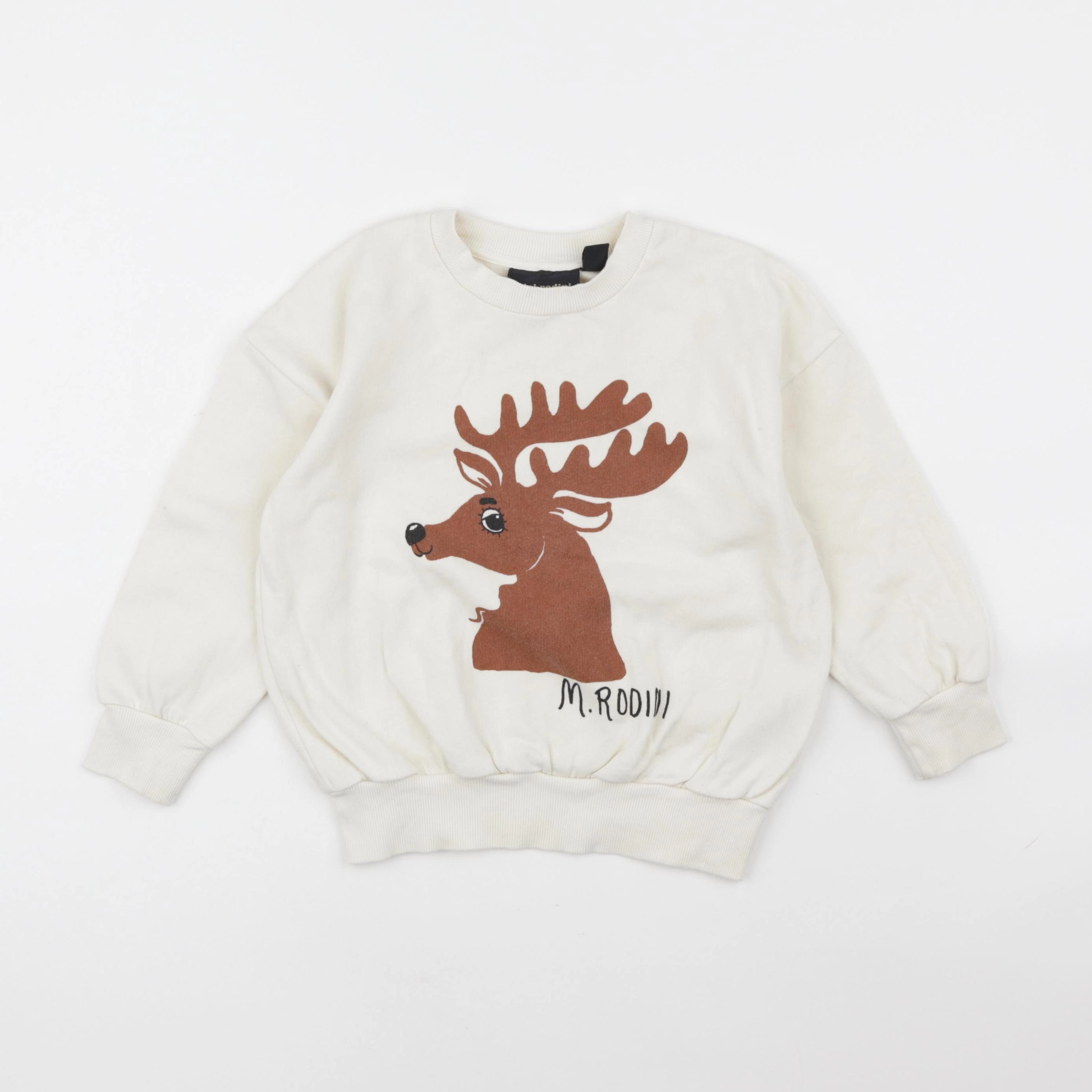 Mini Rodini - sweat beige - 4/5 ans