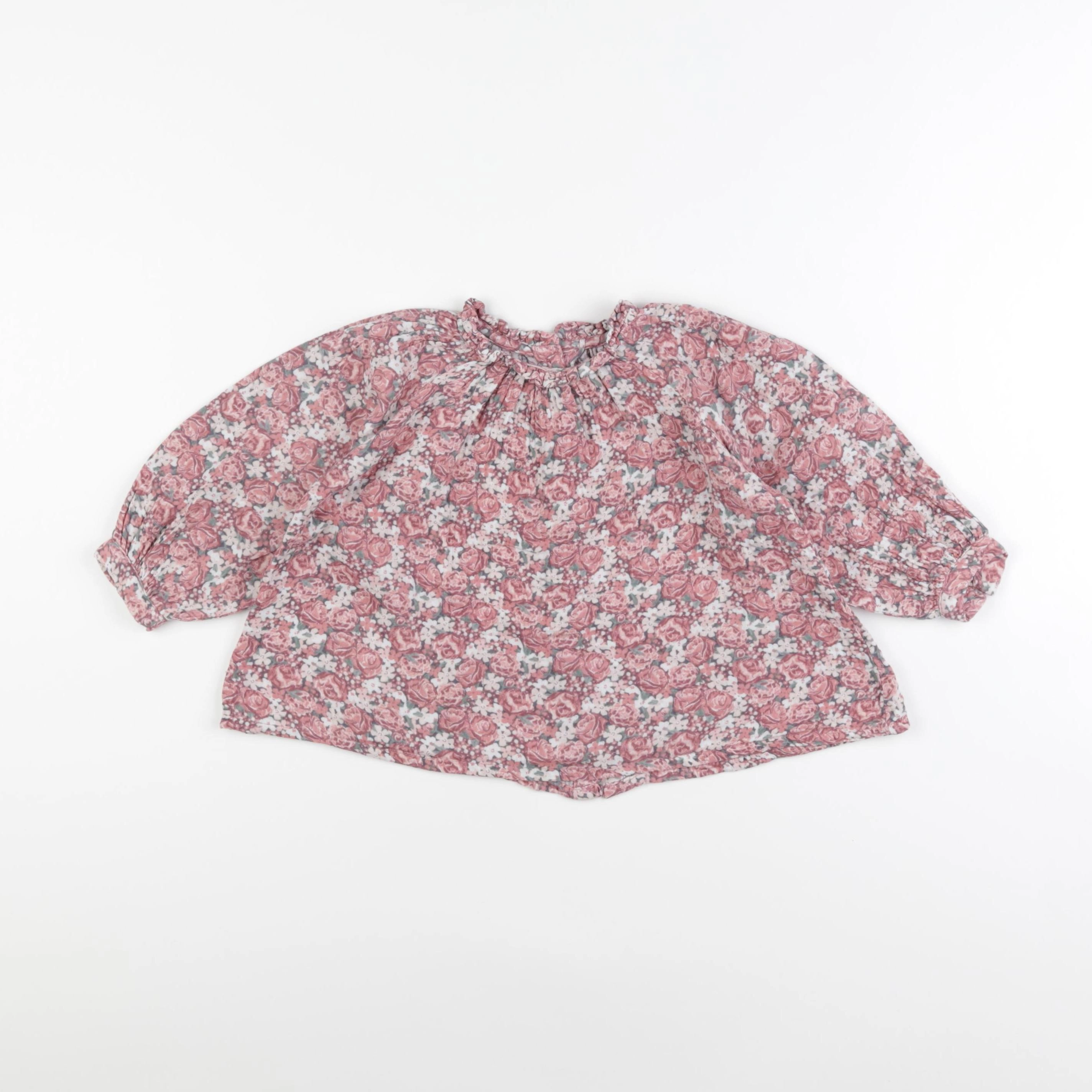 Vertbaudet - blouse rose - 2 ans
