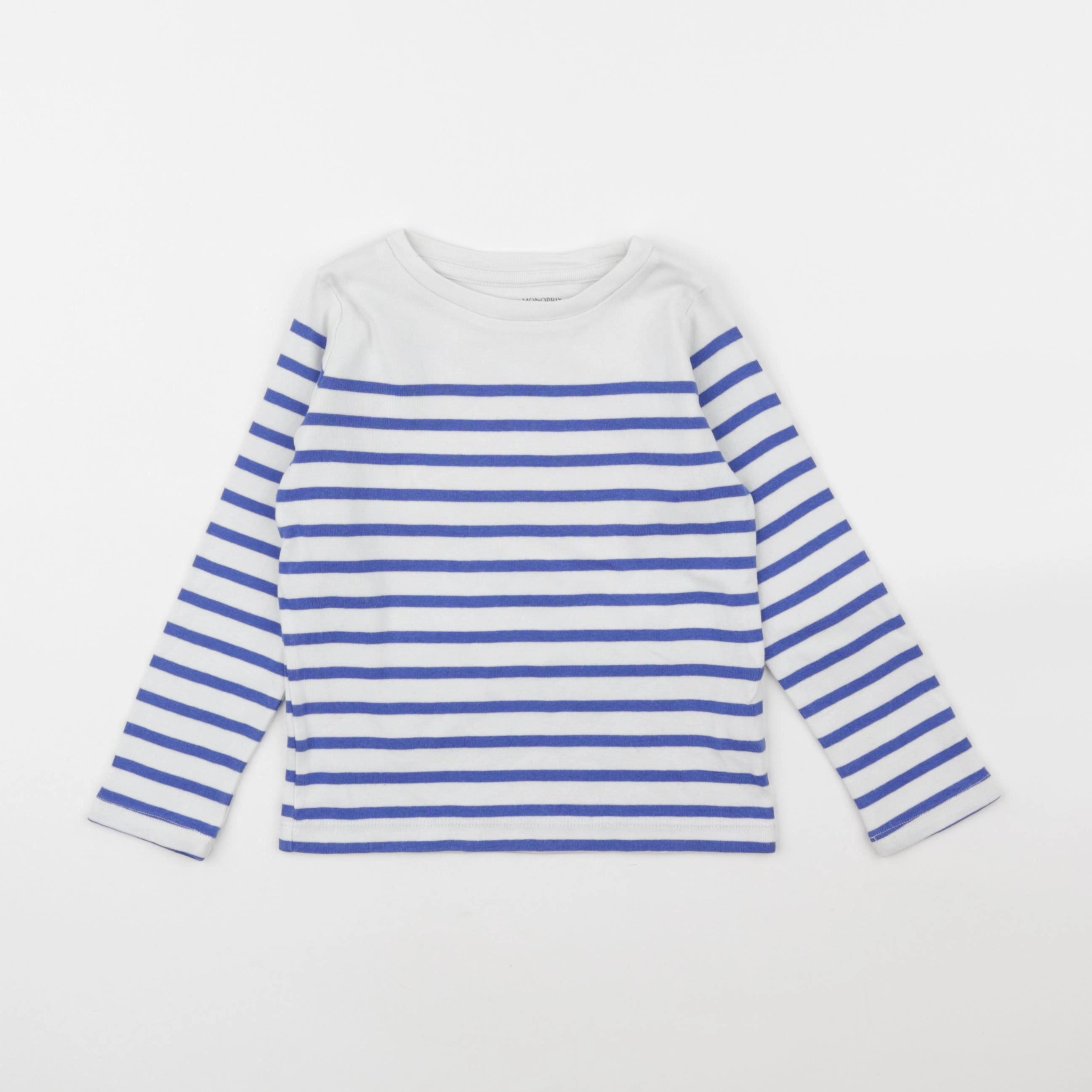 Monoprix - tee-shirt bleu - 4 ans