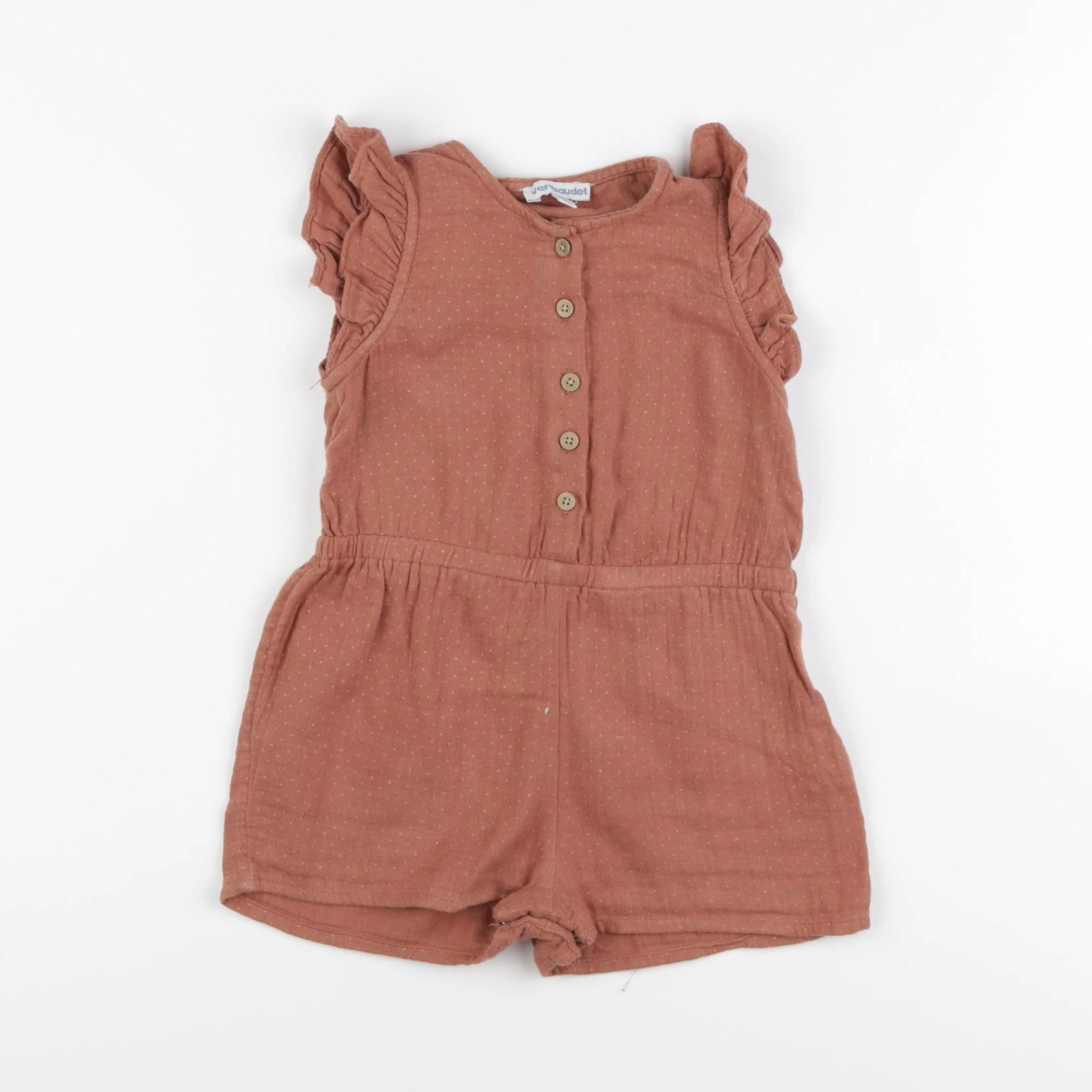 Vertbaudet - combinaison marron - 3 ans