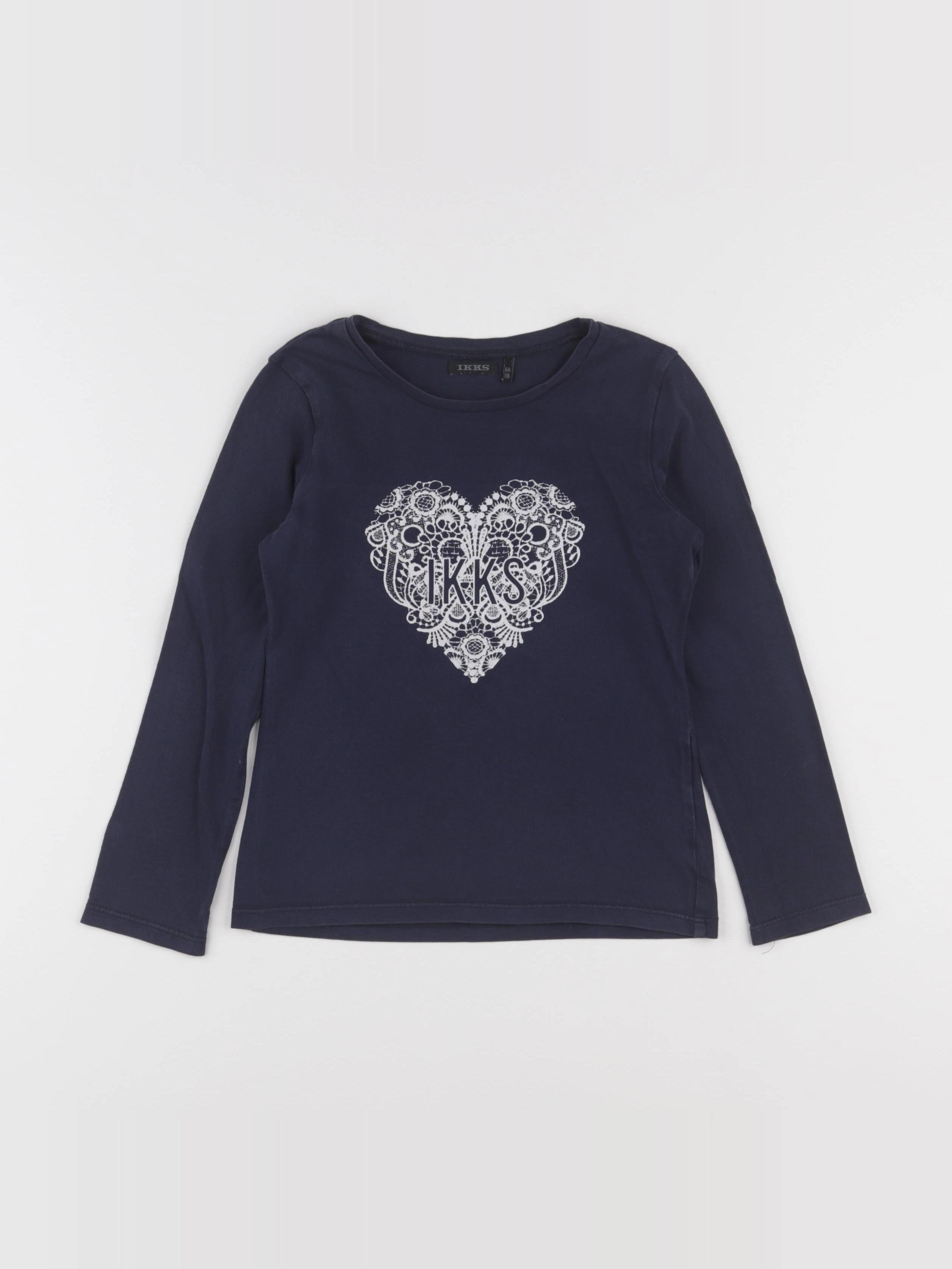 IKKS - tee-shirt bleu - 6 ans