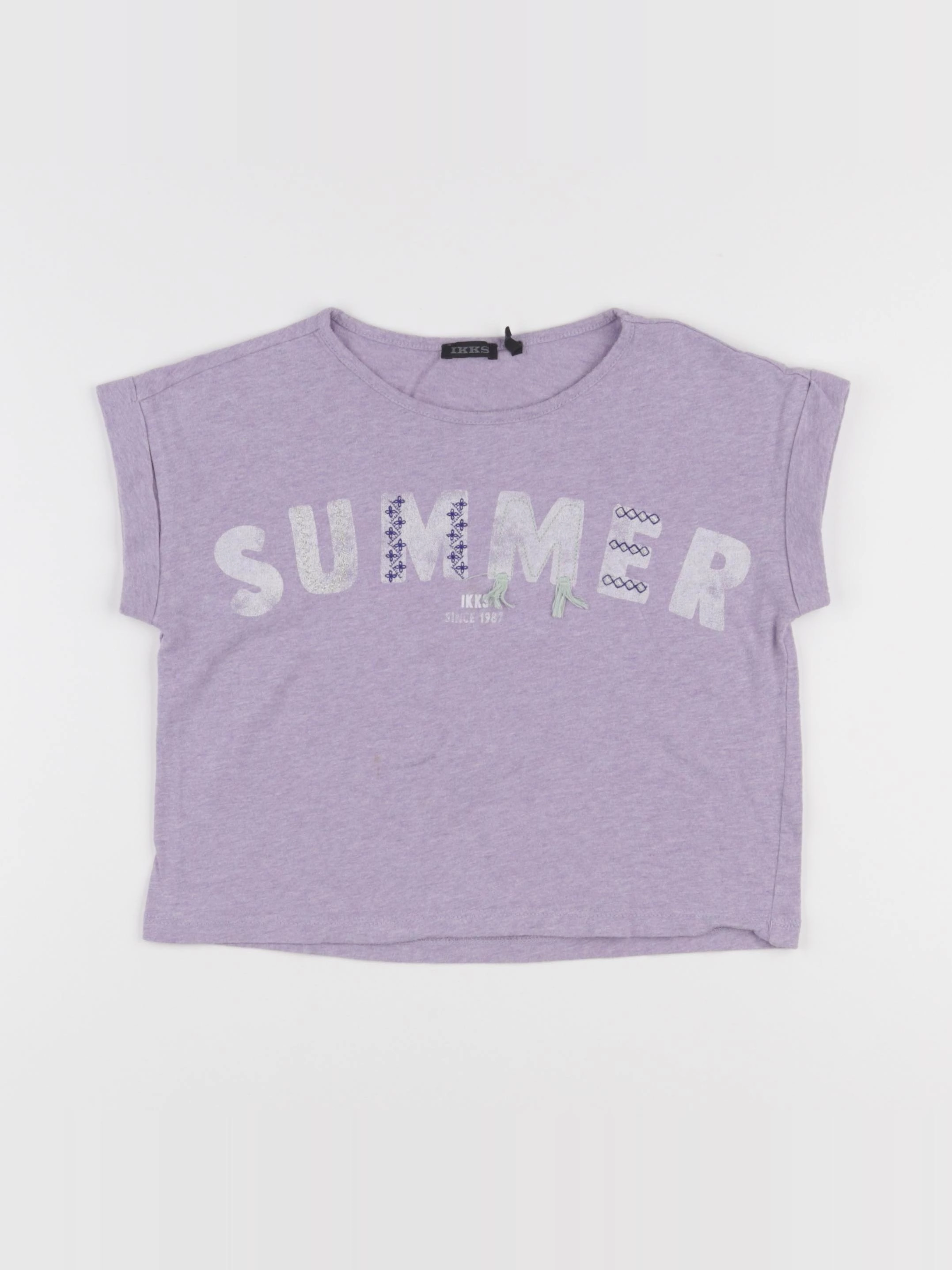 IKKS - tee-shirt violet - 6 ans