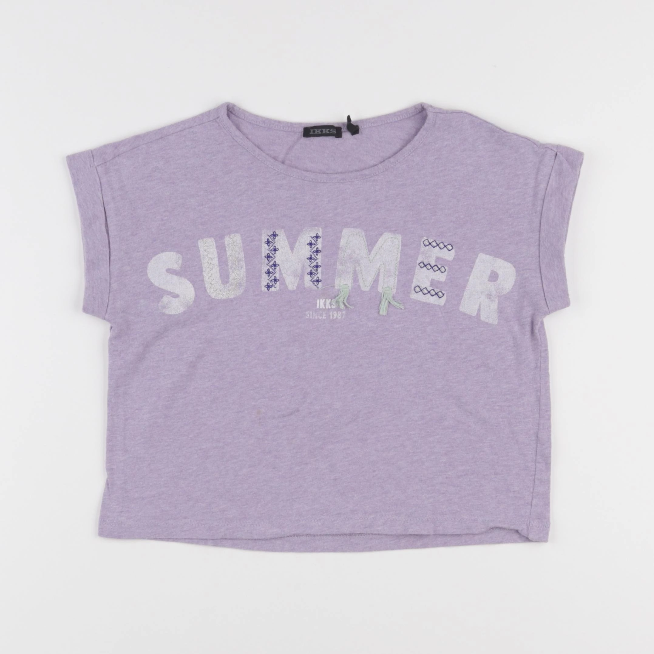 IKKS - tee-shirt violet - 6 ans