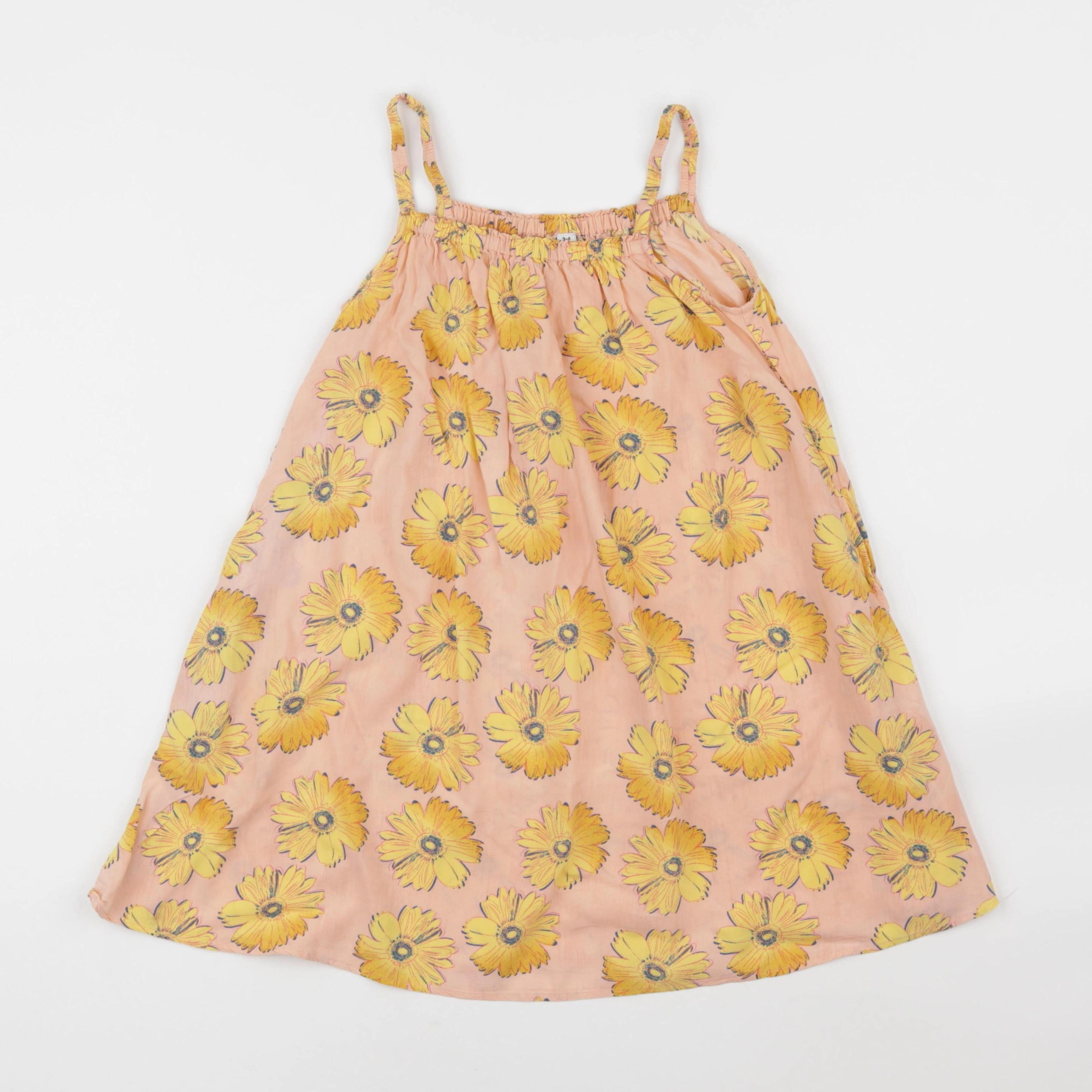 Uniqlo - robe rose - 3/4 ans