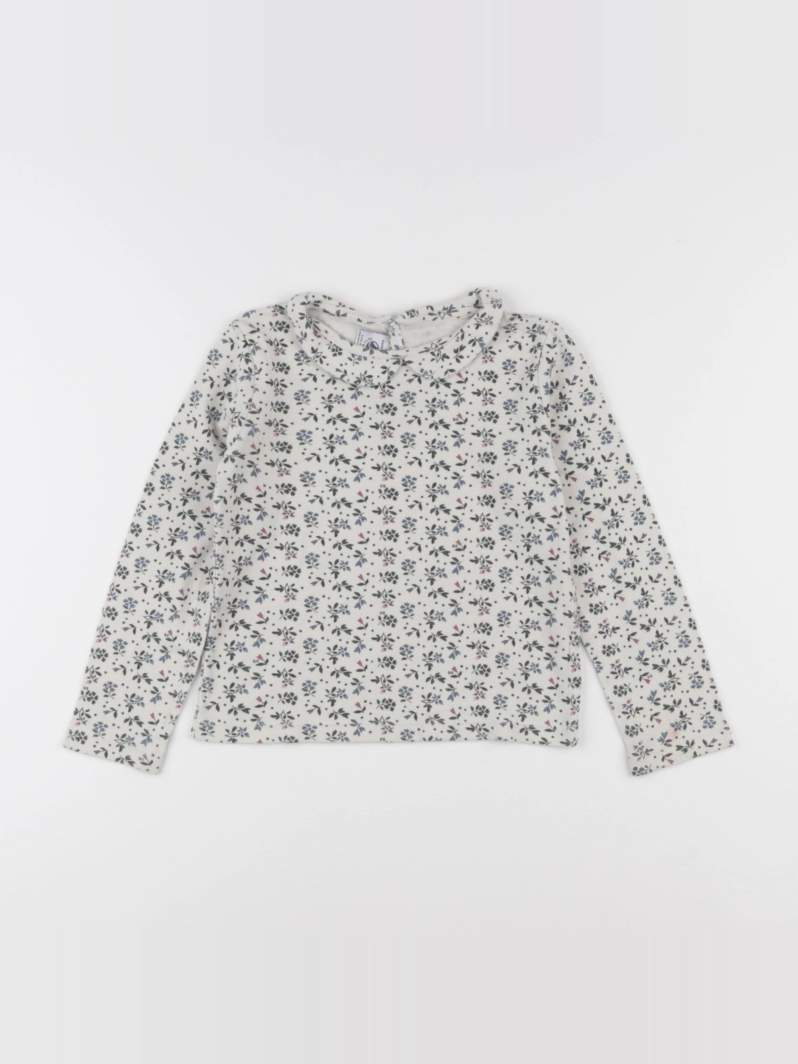 Petit Bateau - tee-shirt beige - 6 ans