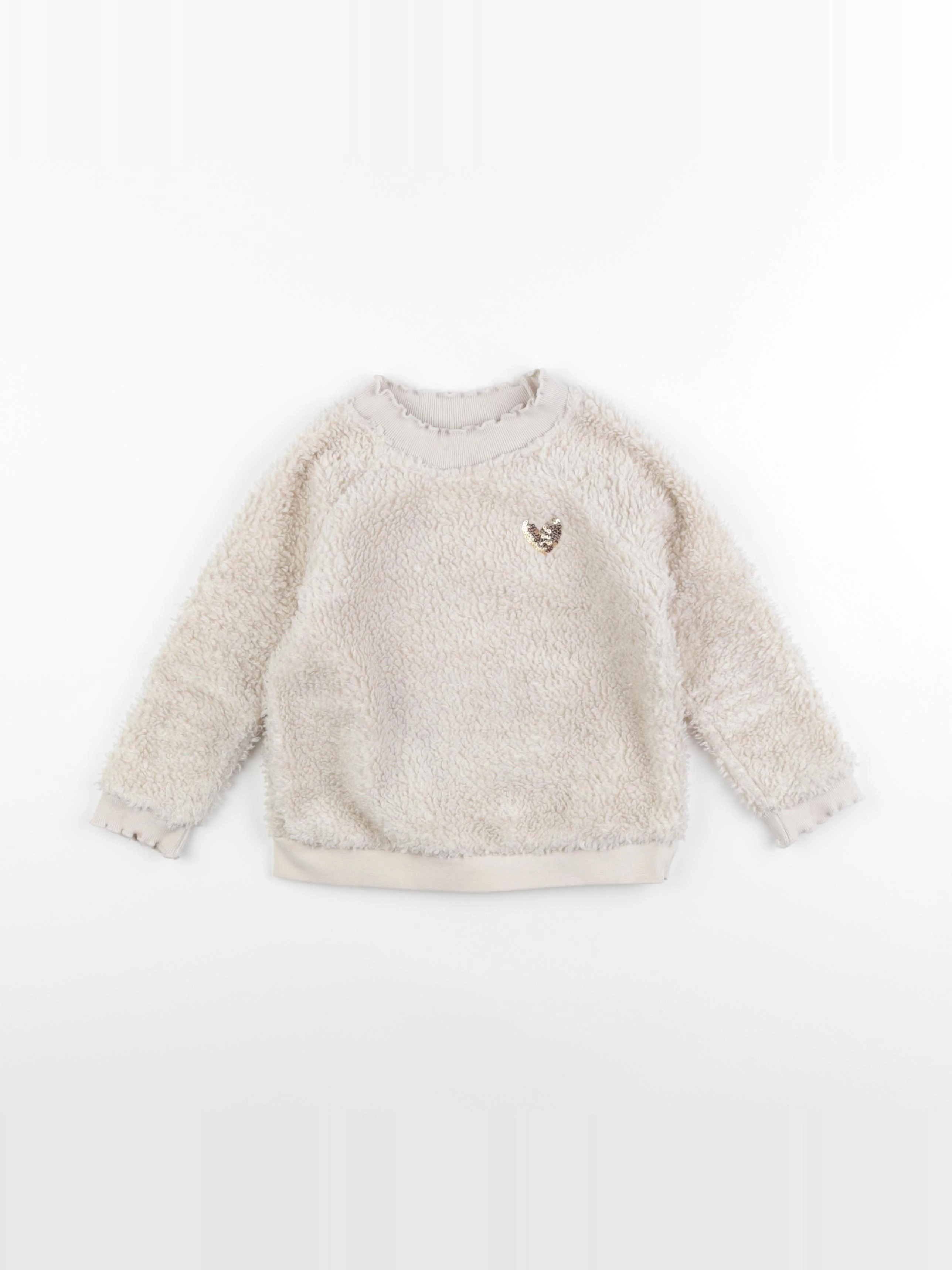 Vertbaudet - pull beige - 3 ans
