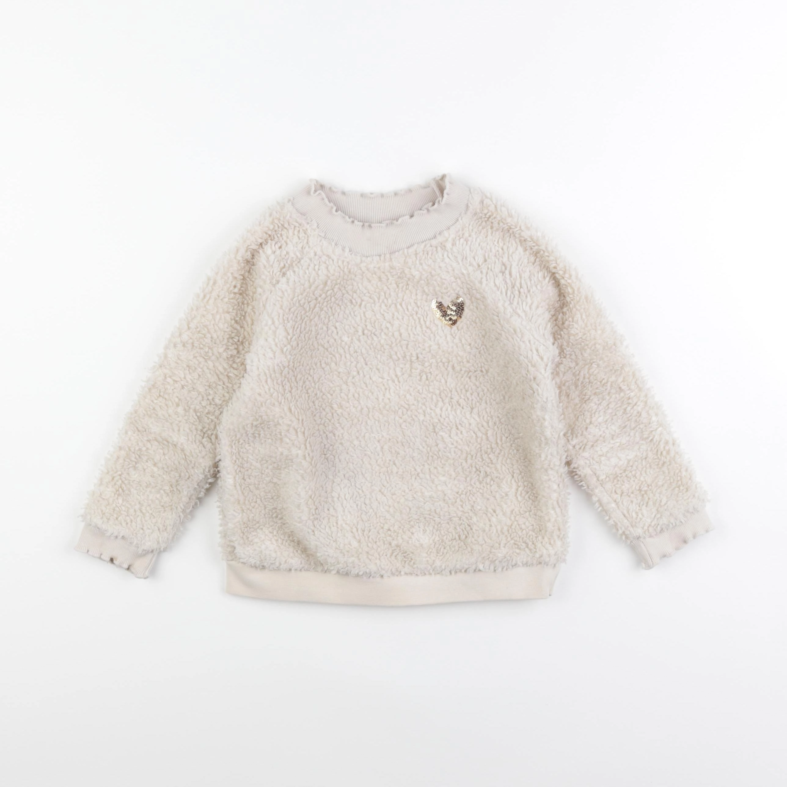 Vertbaudet - pull beige - 3 ans