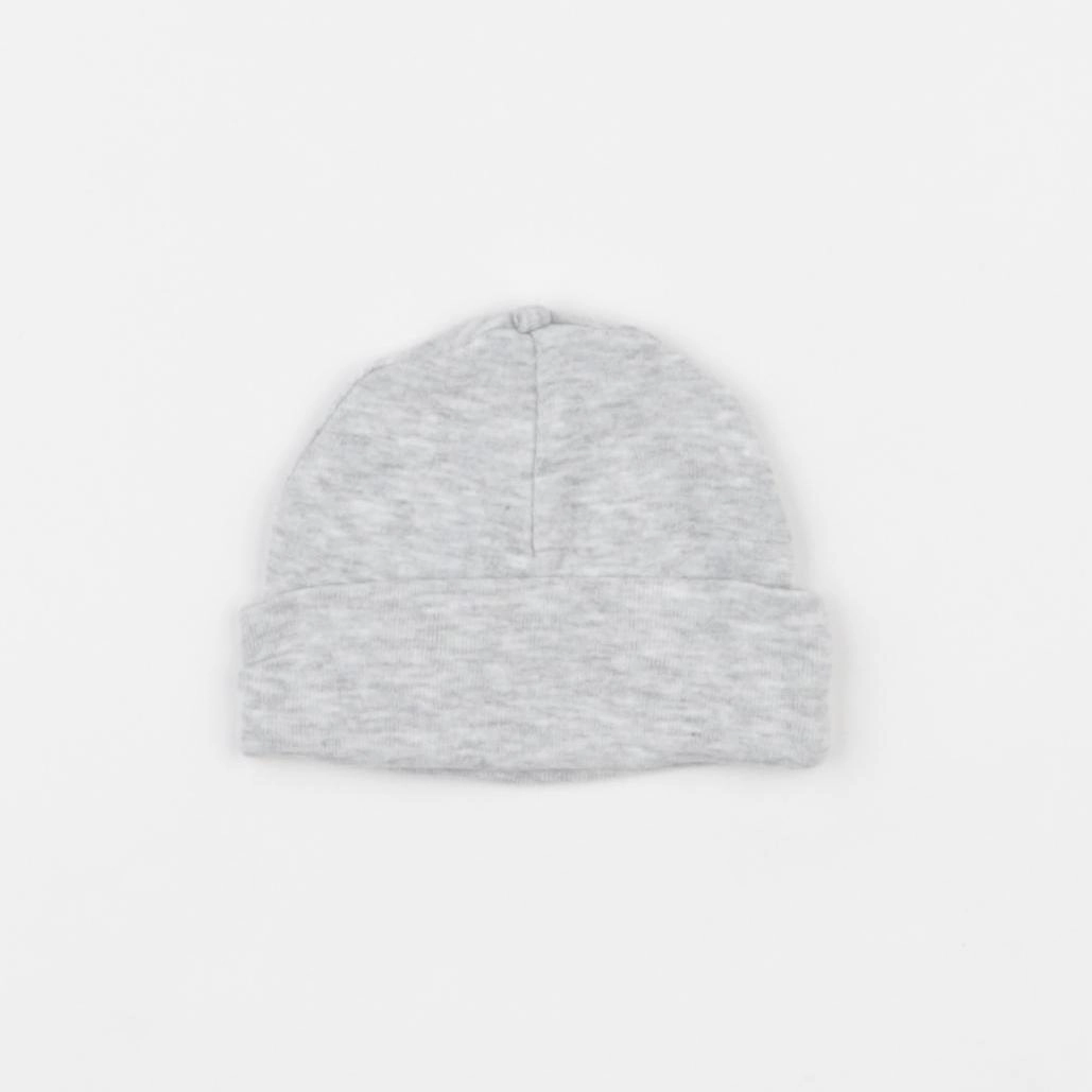 H&M - bonnet de naissance gris - 0 mois