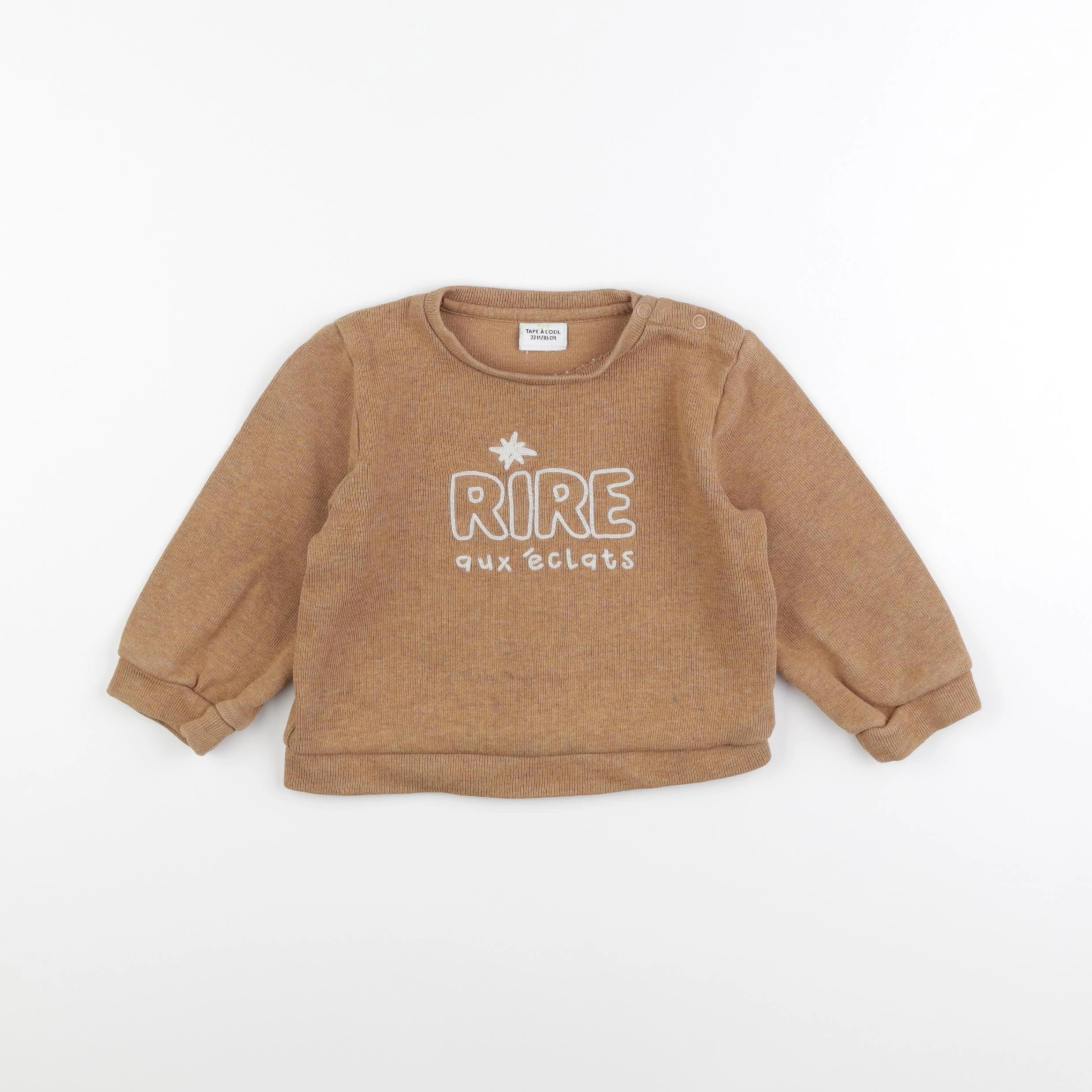 Tape à l'oeil - pull marron - 24 mois