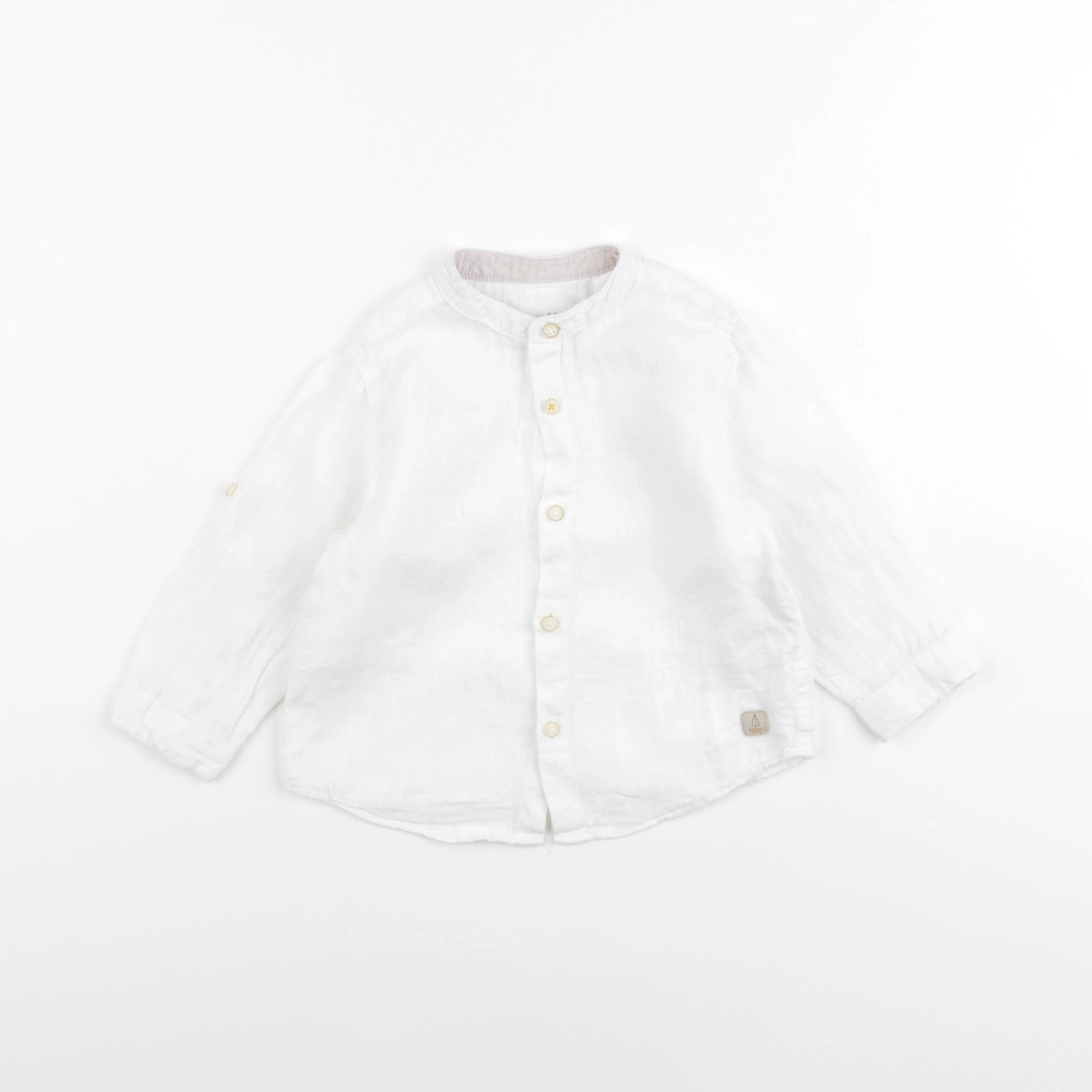 Zara - chemise blanc - 6/9 mois