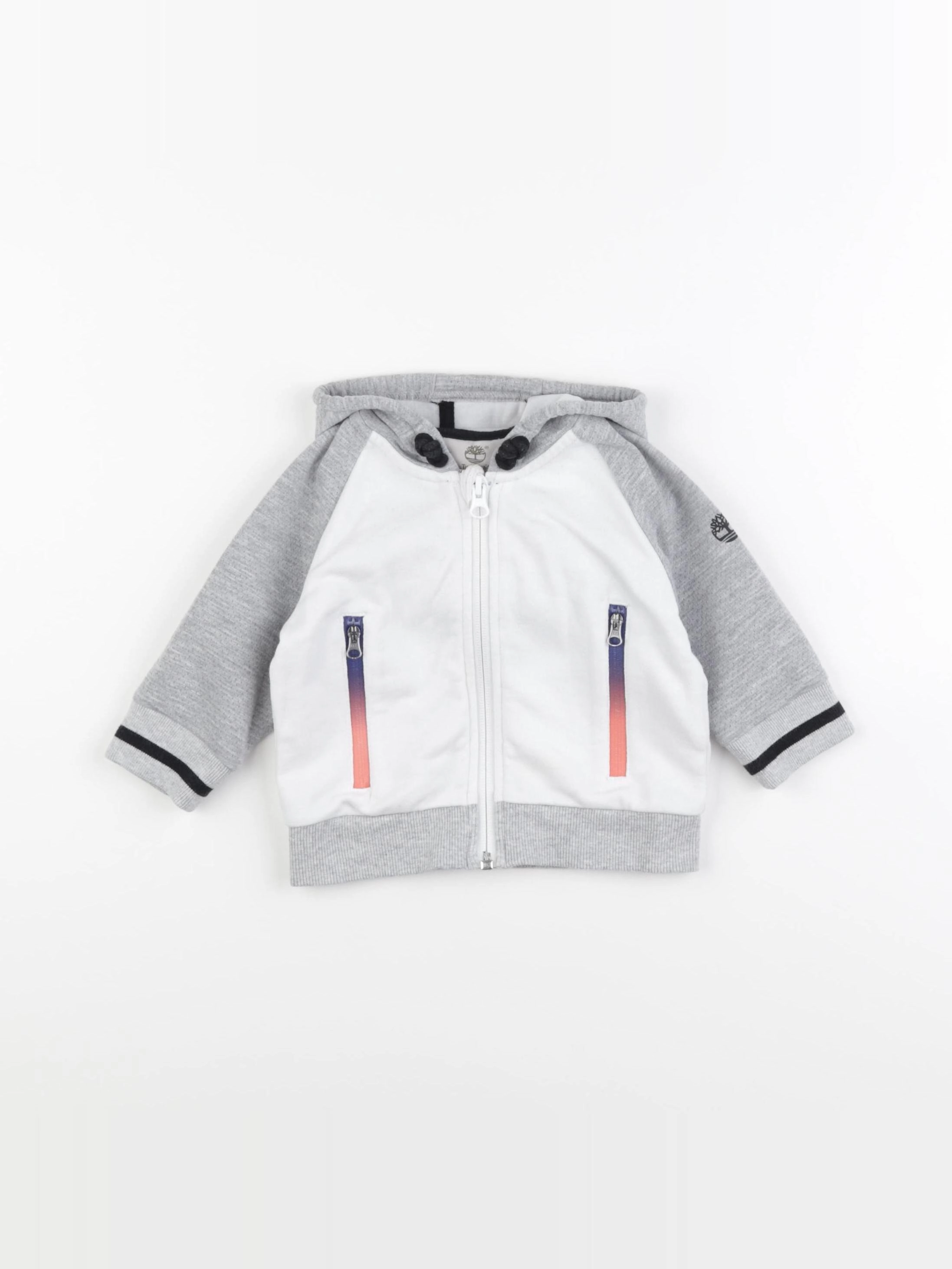 Timberland - sweat gris, blanc - 9 mois
